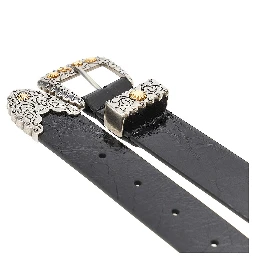 Patent-leather belt
