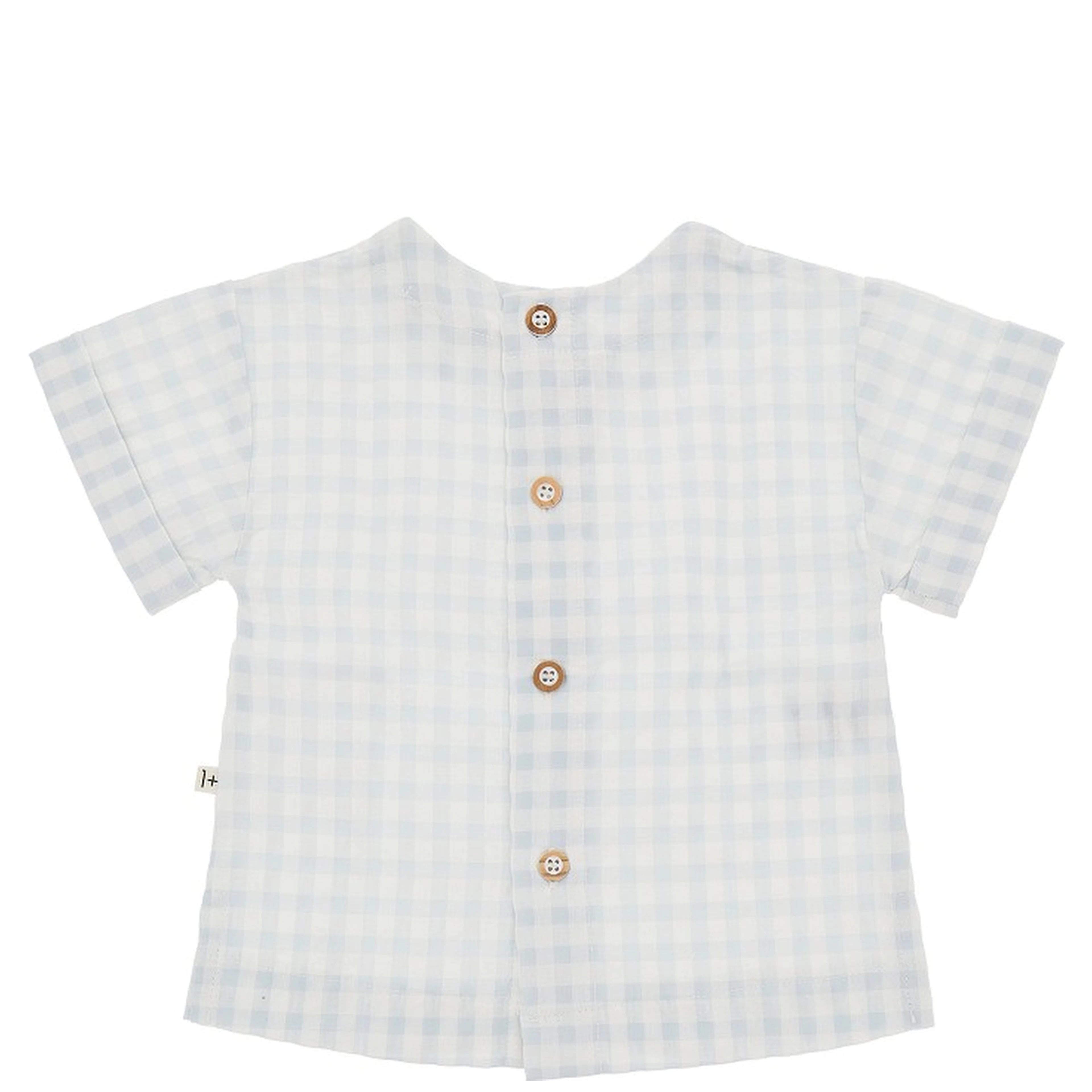Check cotton-blend shirt