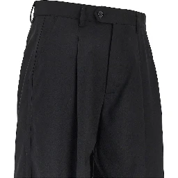 Tailored shorts with satin ribbon