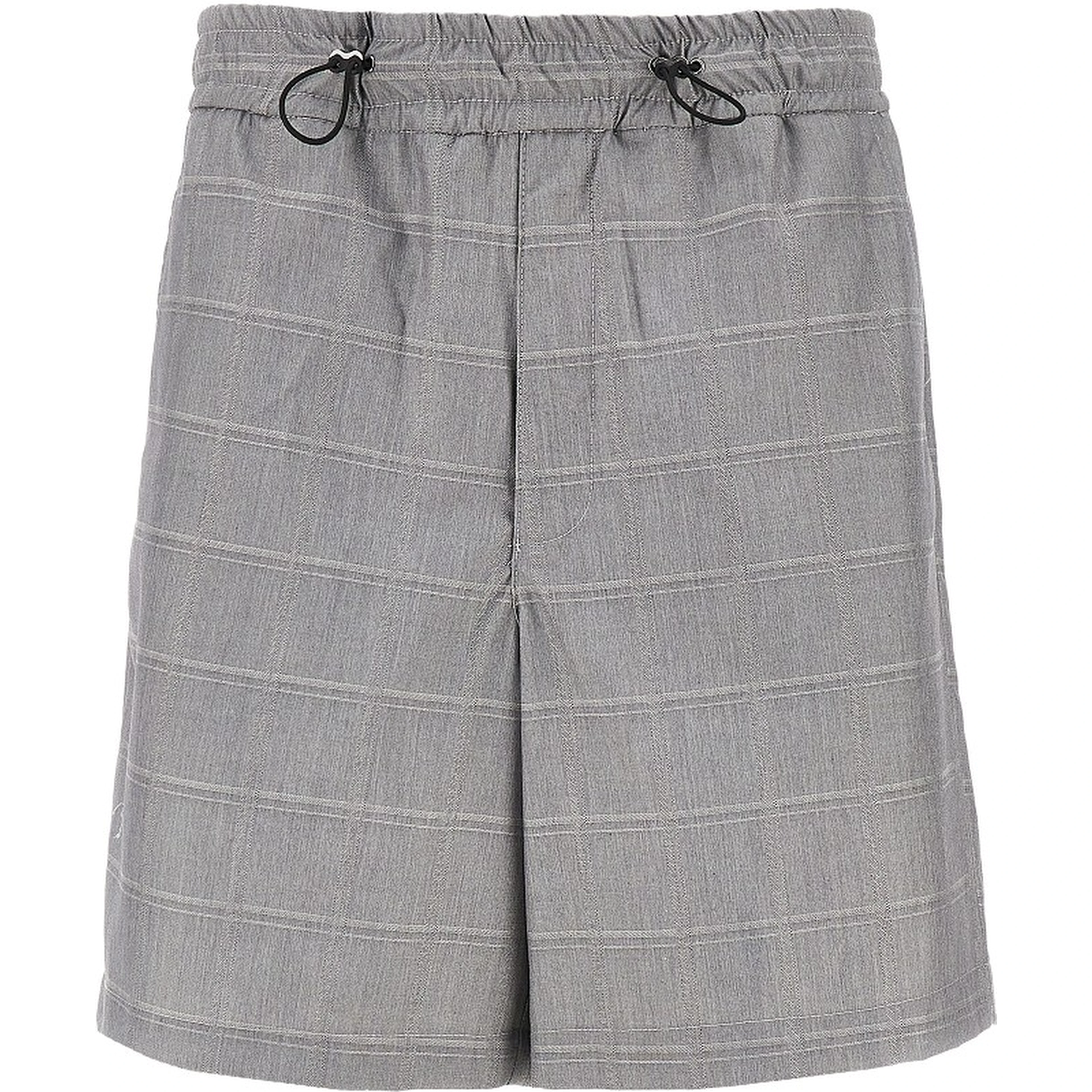 Cotton-blend bermuda shorts