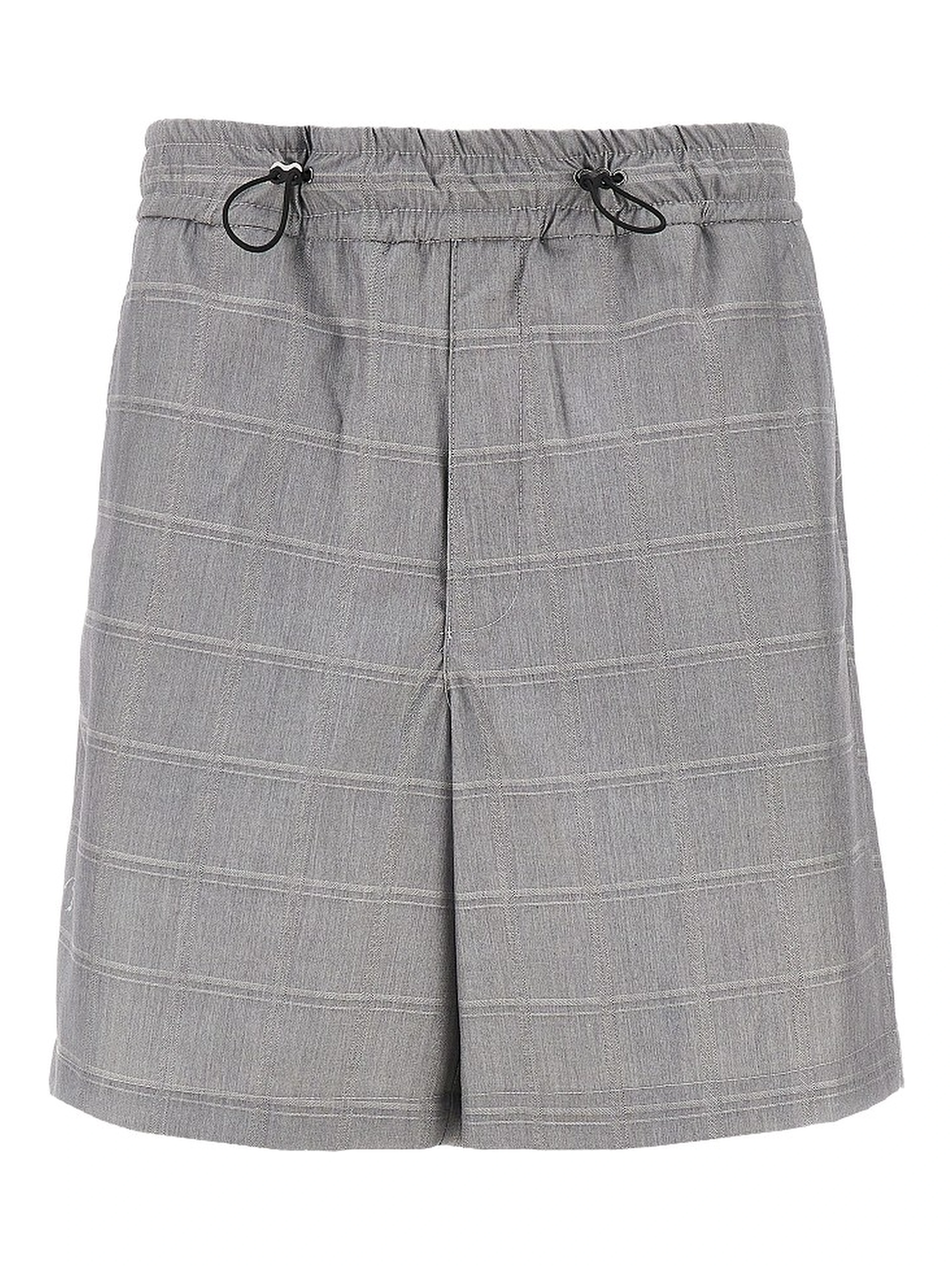 Cotton-blend bermuda shorts