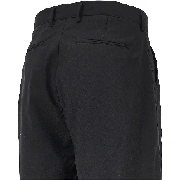 Tailored shorts with satin ribbon