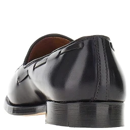 Leather loafers with tassels