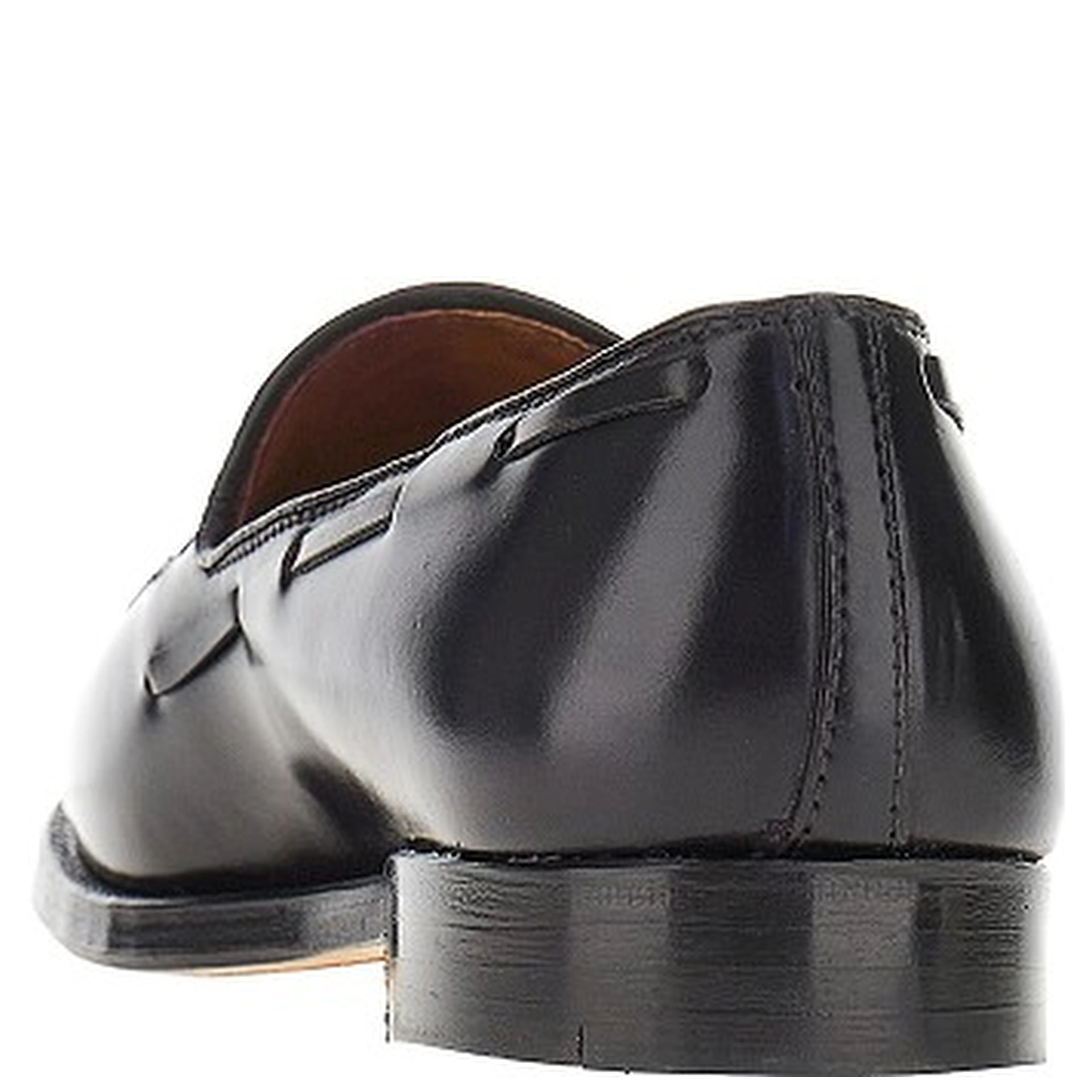 Leather loafers with tassels