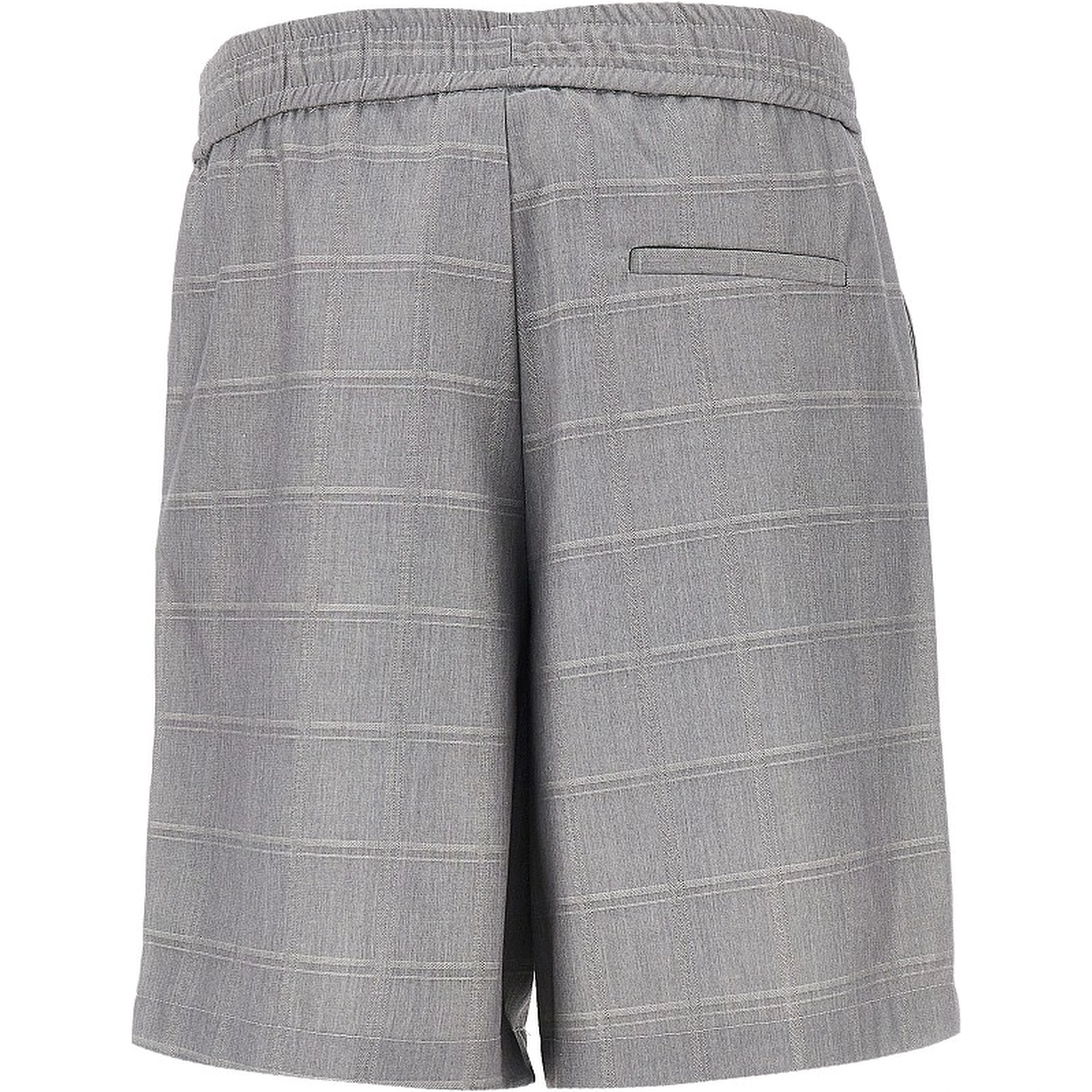 Cotton-blend bermuda shorts