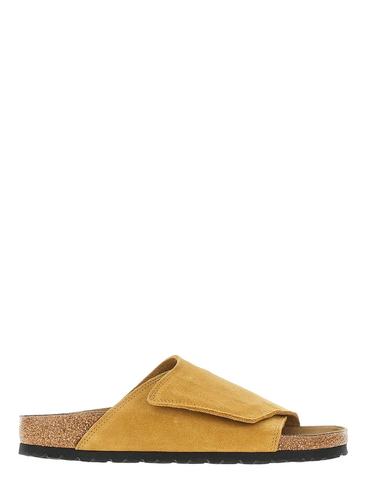 'Solana'  suede leather slides