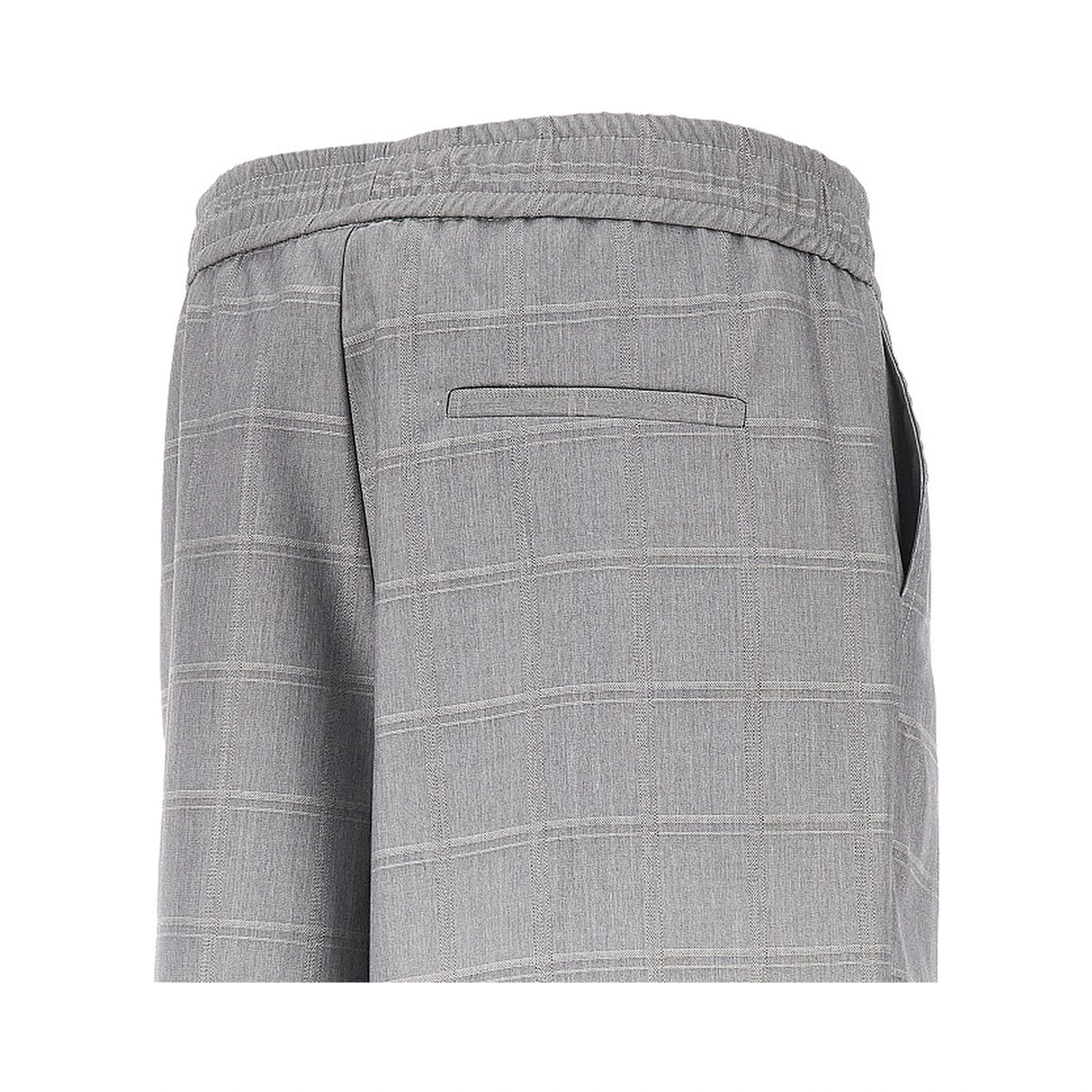 Cotton-blend bermuda shorts