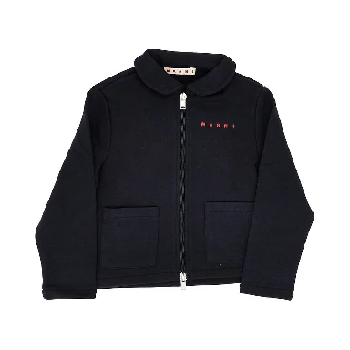 Full-zip sweatshirt with collar