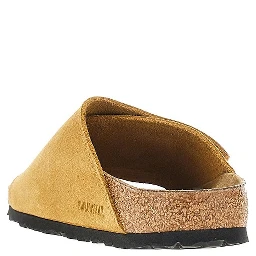 'Solana'  suede leather slides