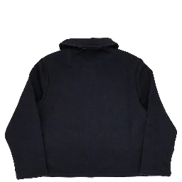 Full-zip sweatshirt with collar