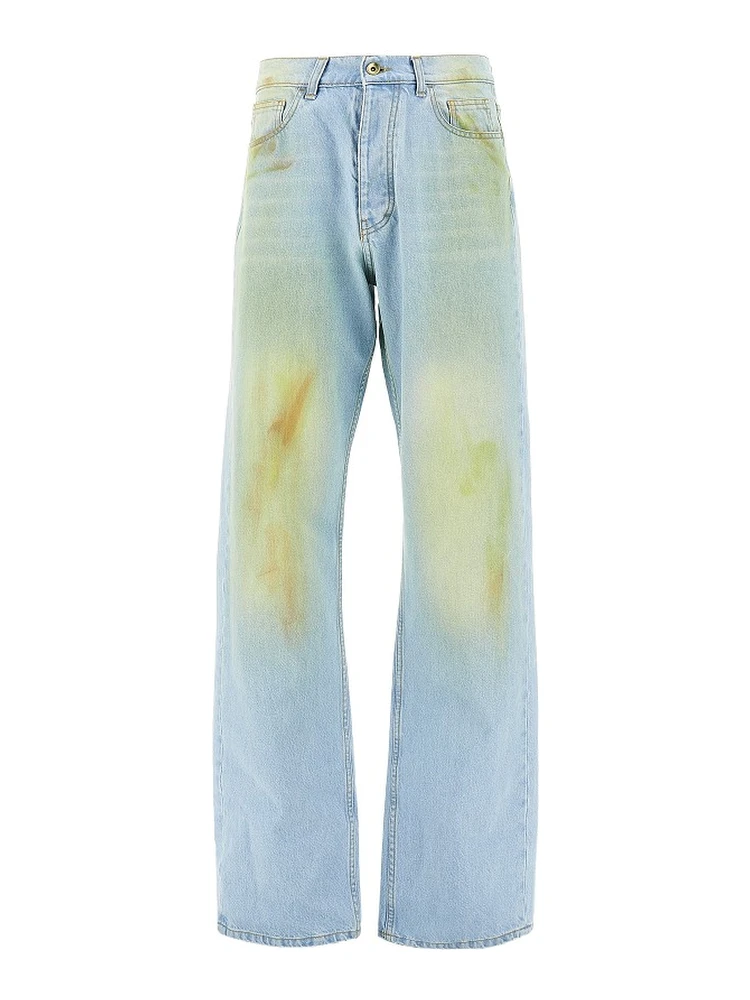 Stained effect Relaxed Fit jeans