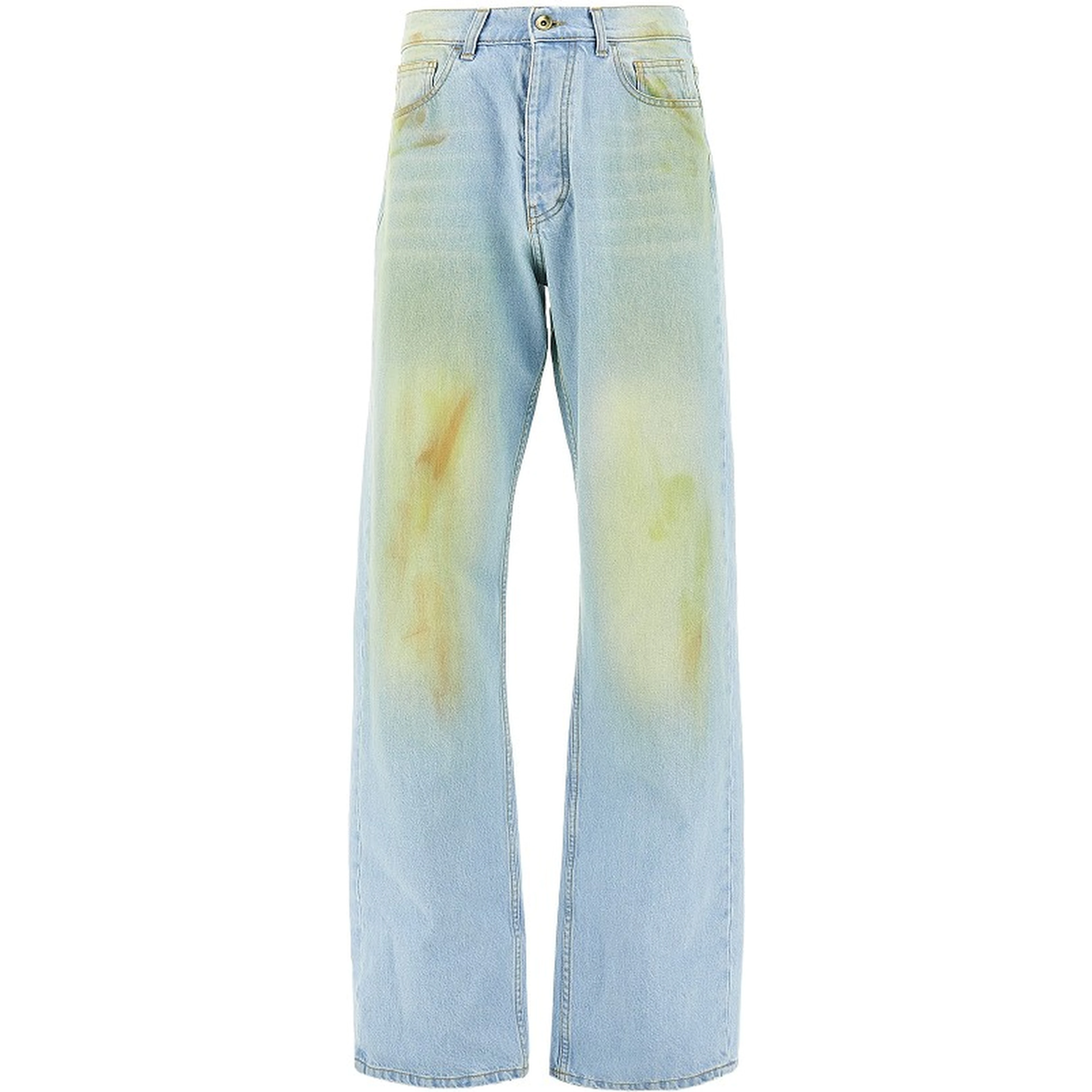 Stained effect Relaxed Fit jeans