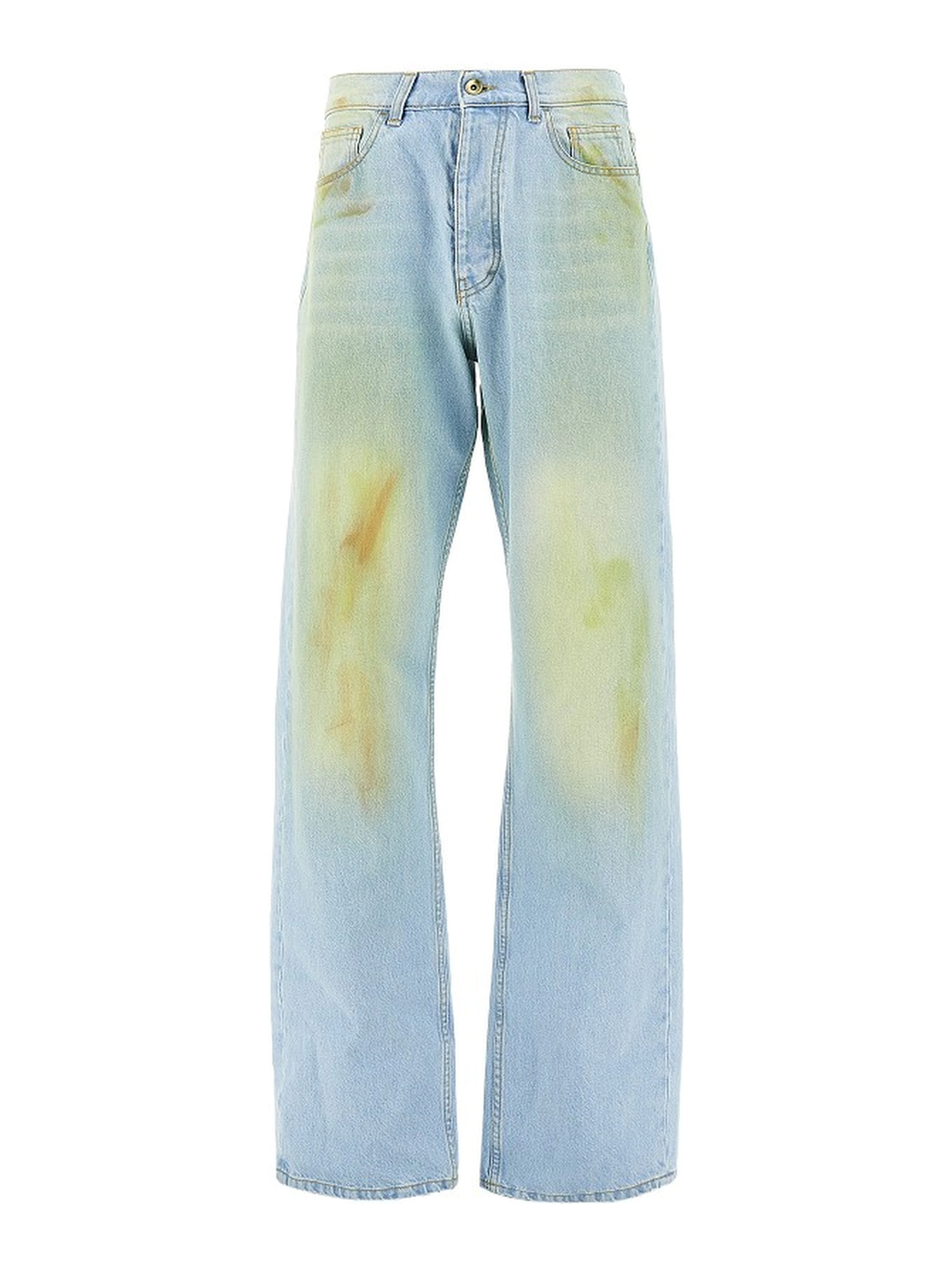 Stained effect Relaxed Fit jeans