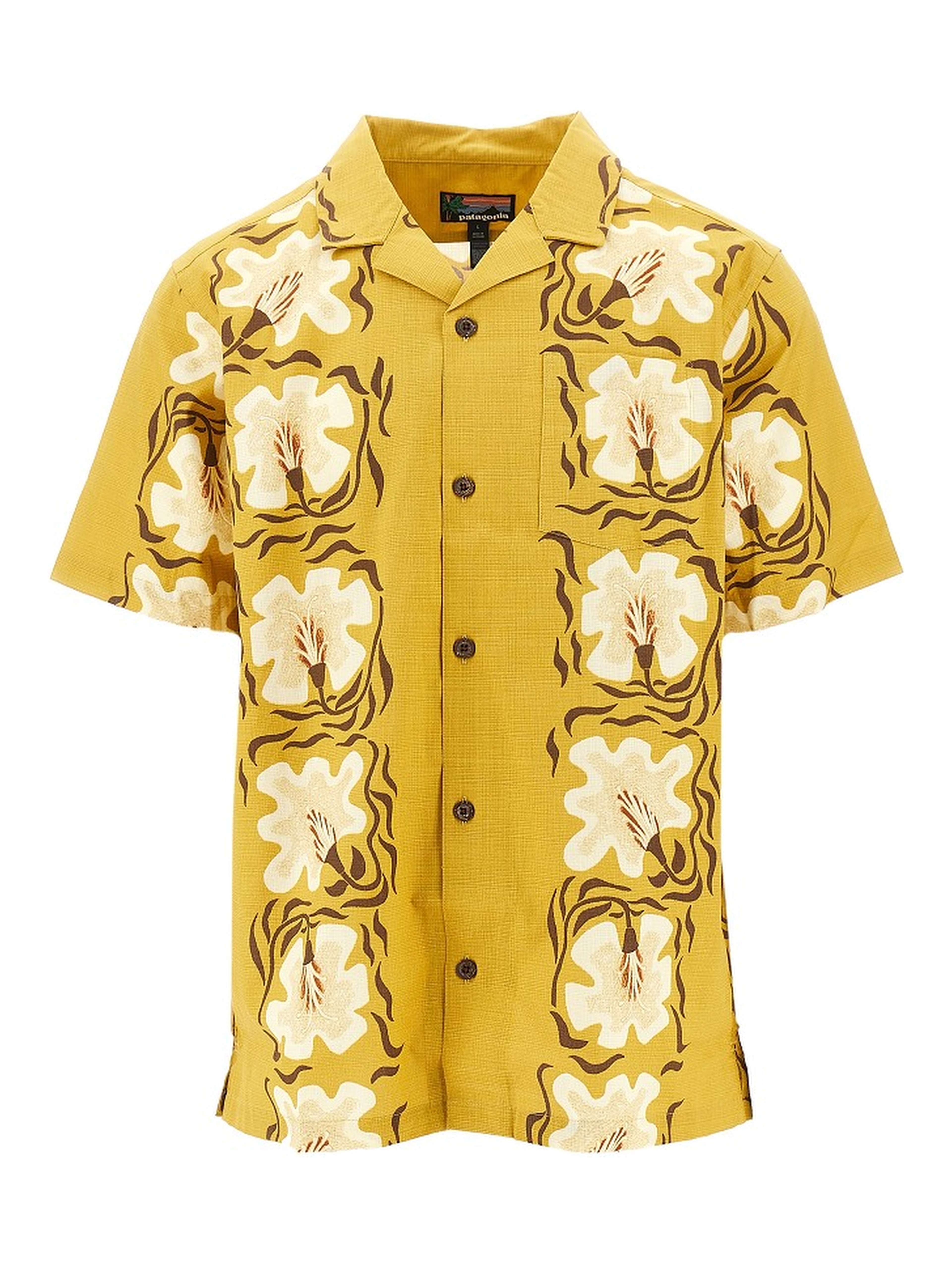 'Tidal Threads' printed cotton shirt