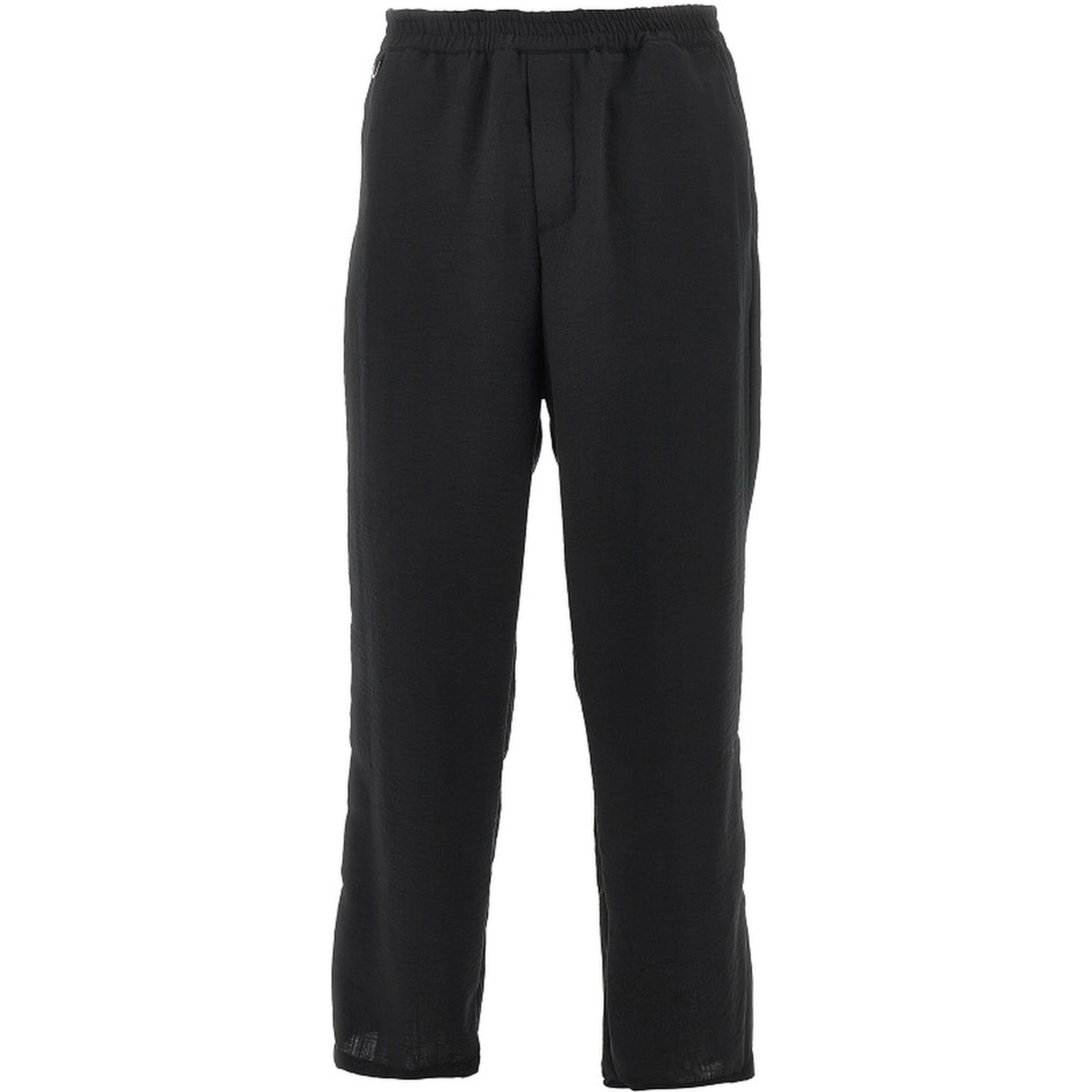 Canvas pants with elasticated waist