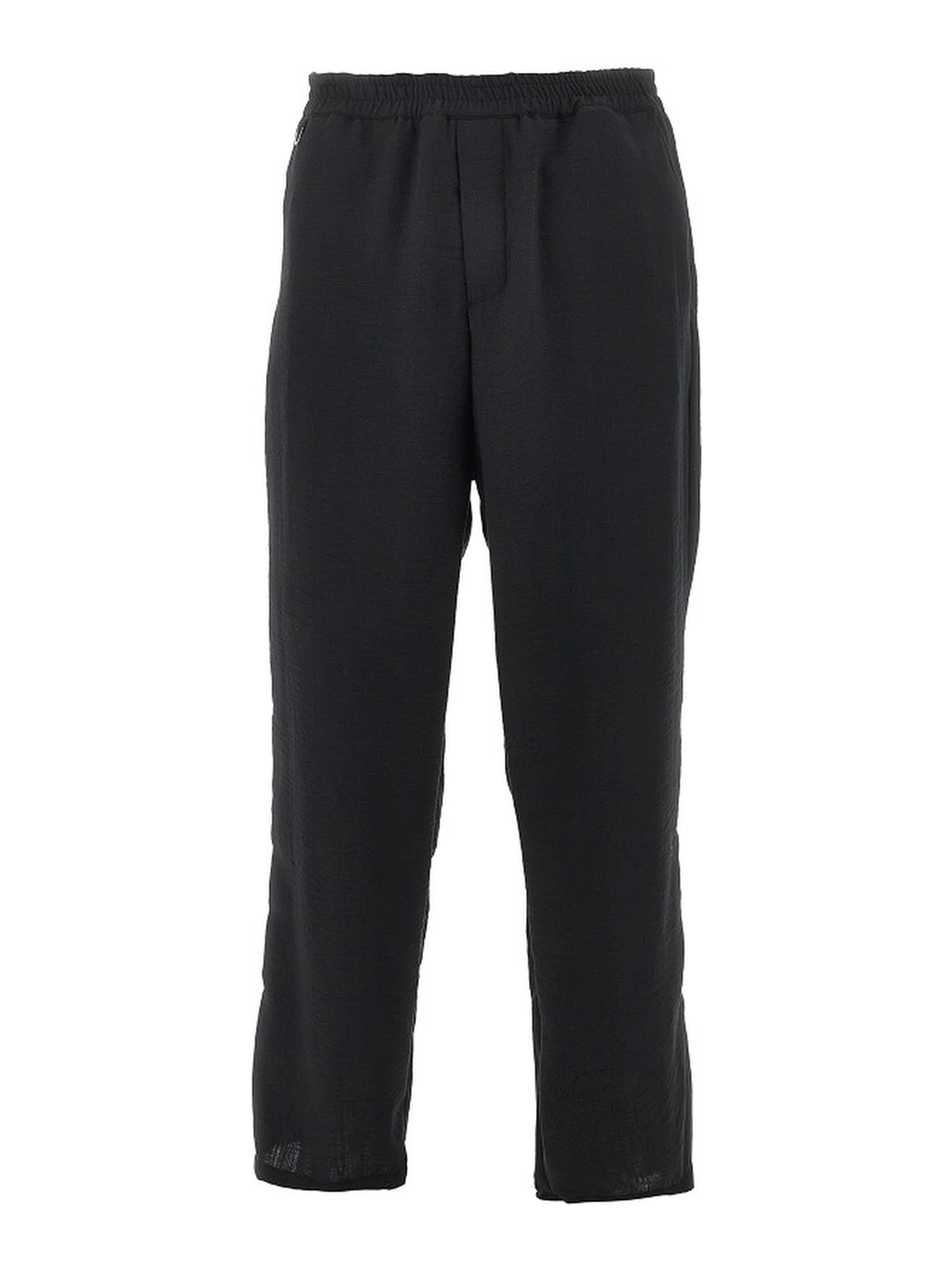 Canvas pants with elasticated waist