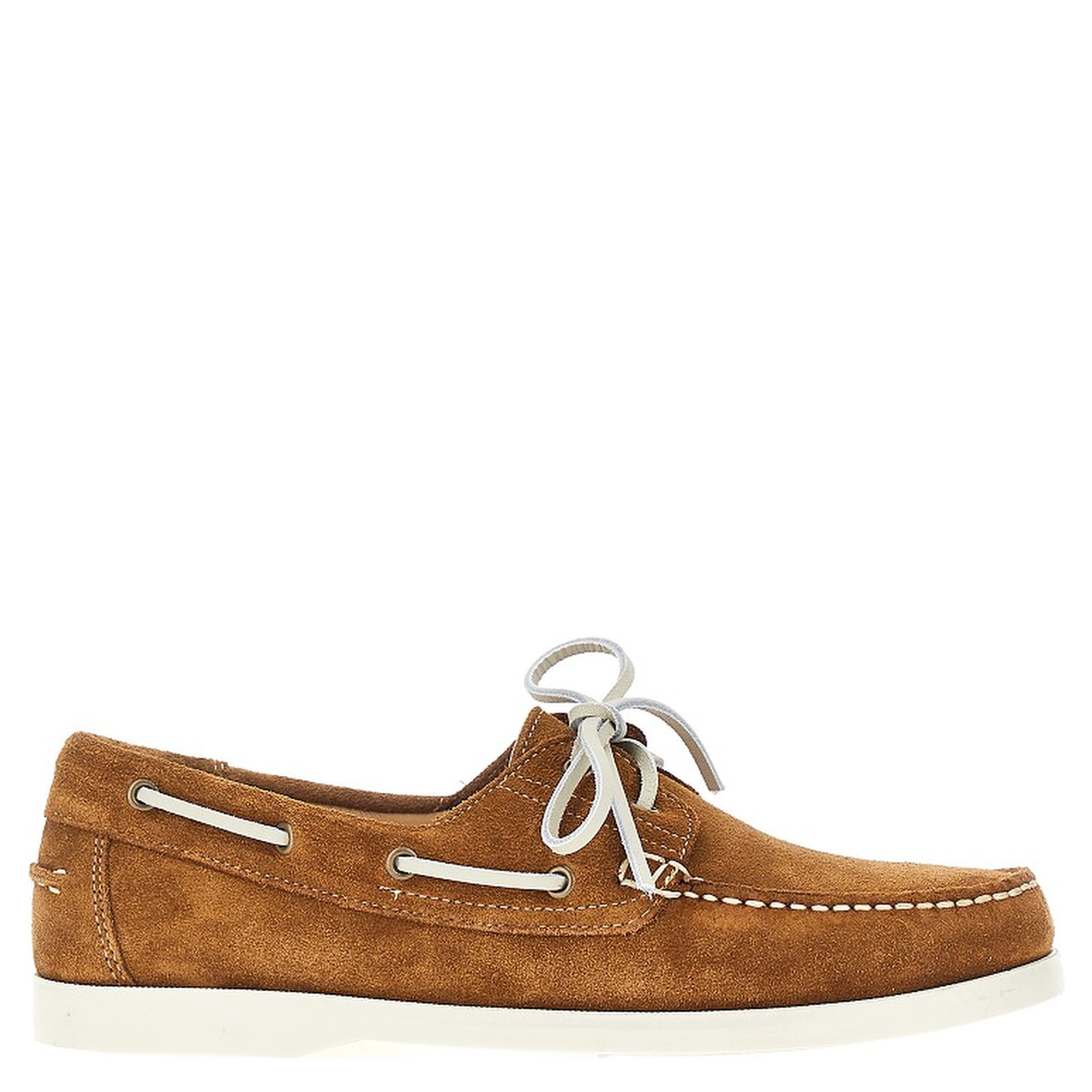 Suede leather boat shoes