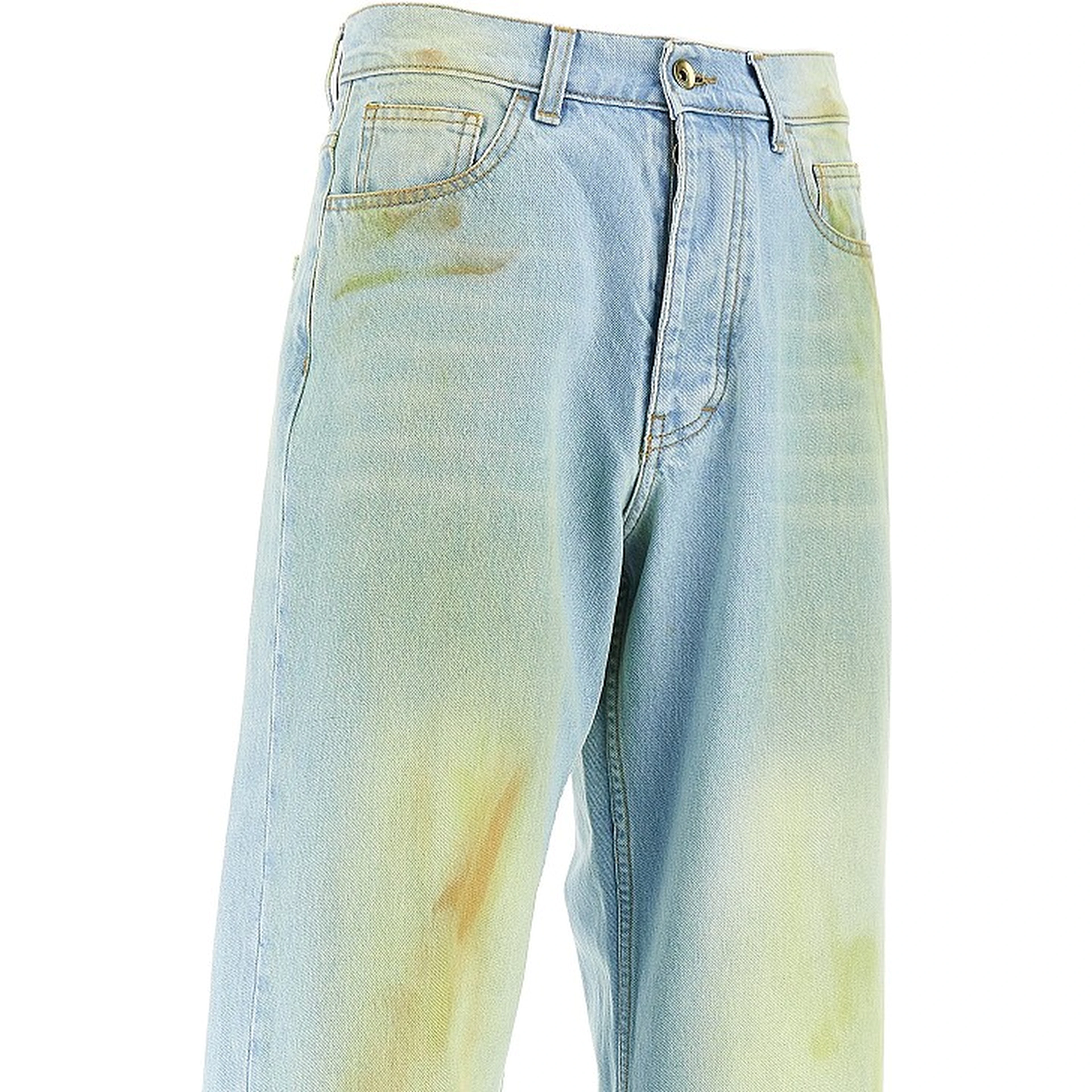 Stained effect Relaxed Fit jeans