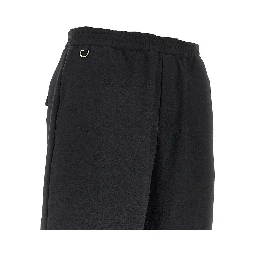 Canvas pants with elasticated waist