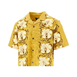 'Tidal Threads' printed cotton shirt