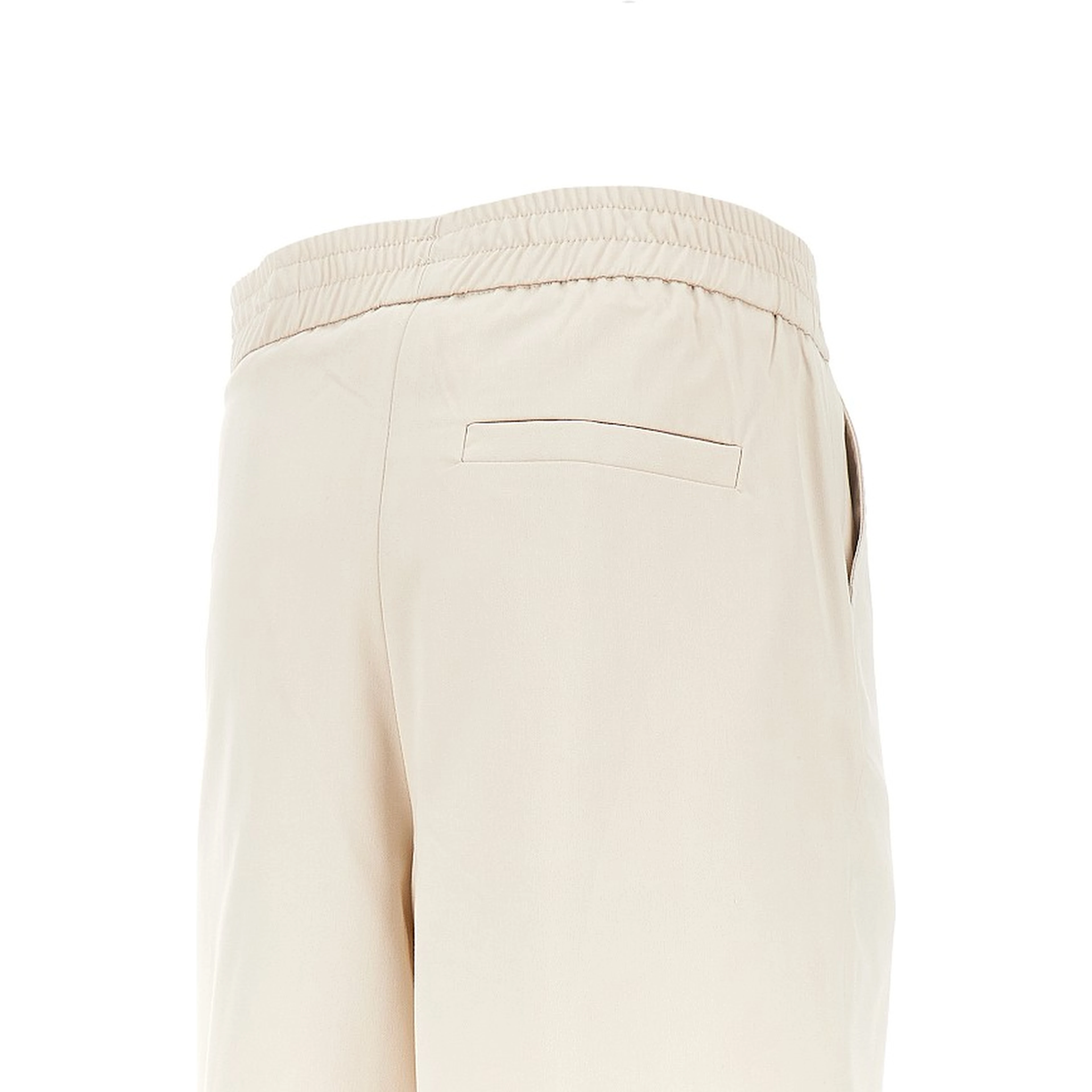 Viscose-blend gabardine bermuda shorts