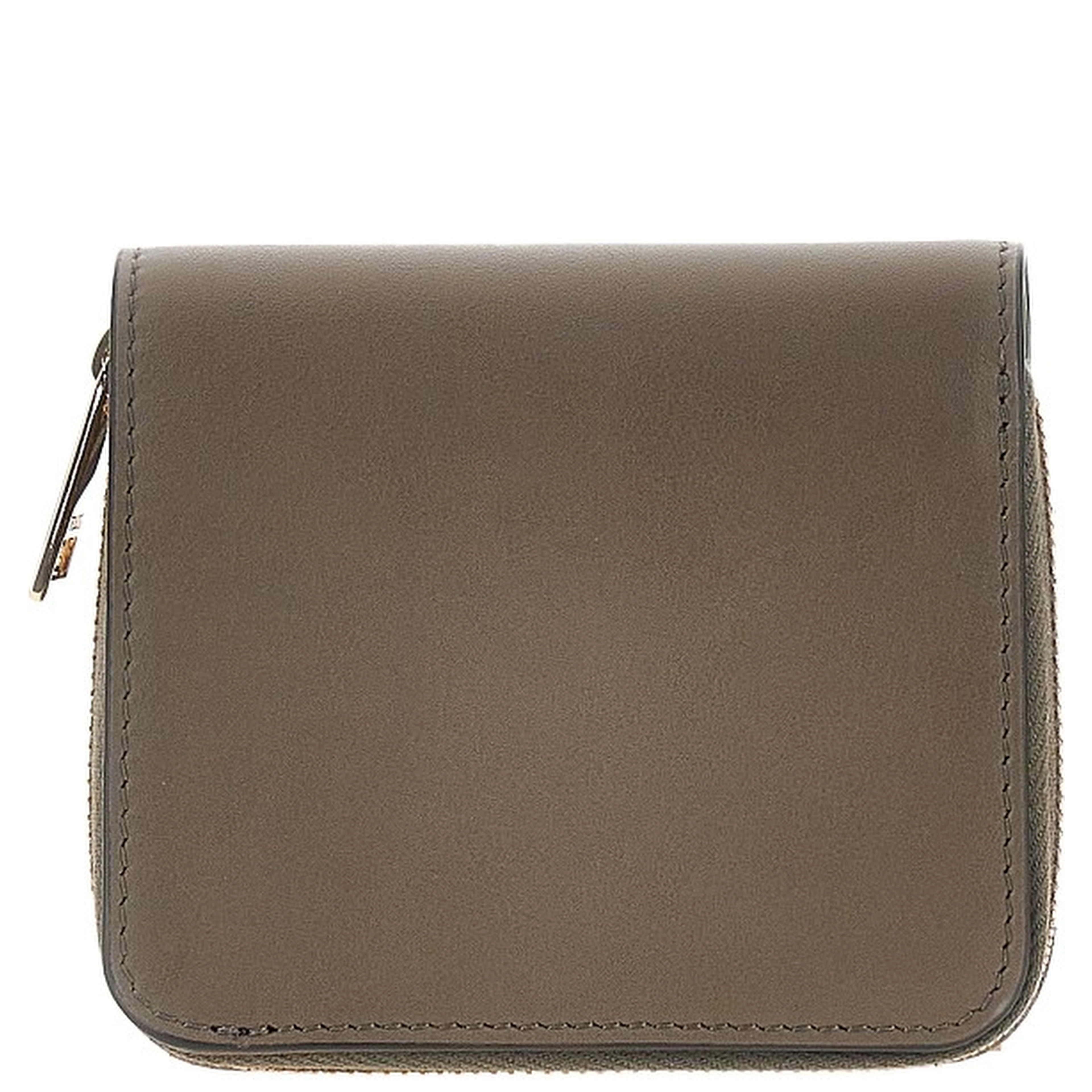 Leather small bi-fold wallet