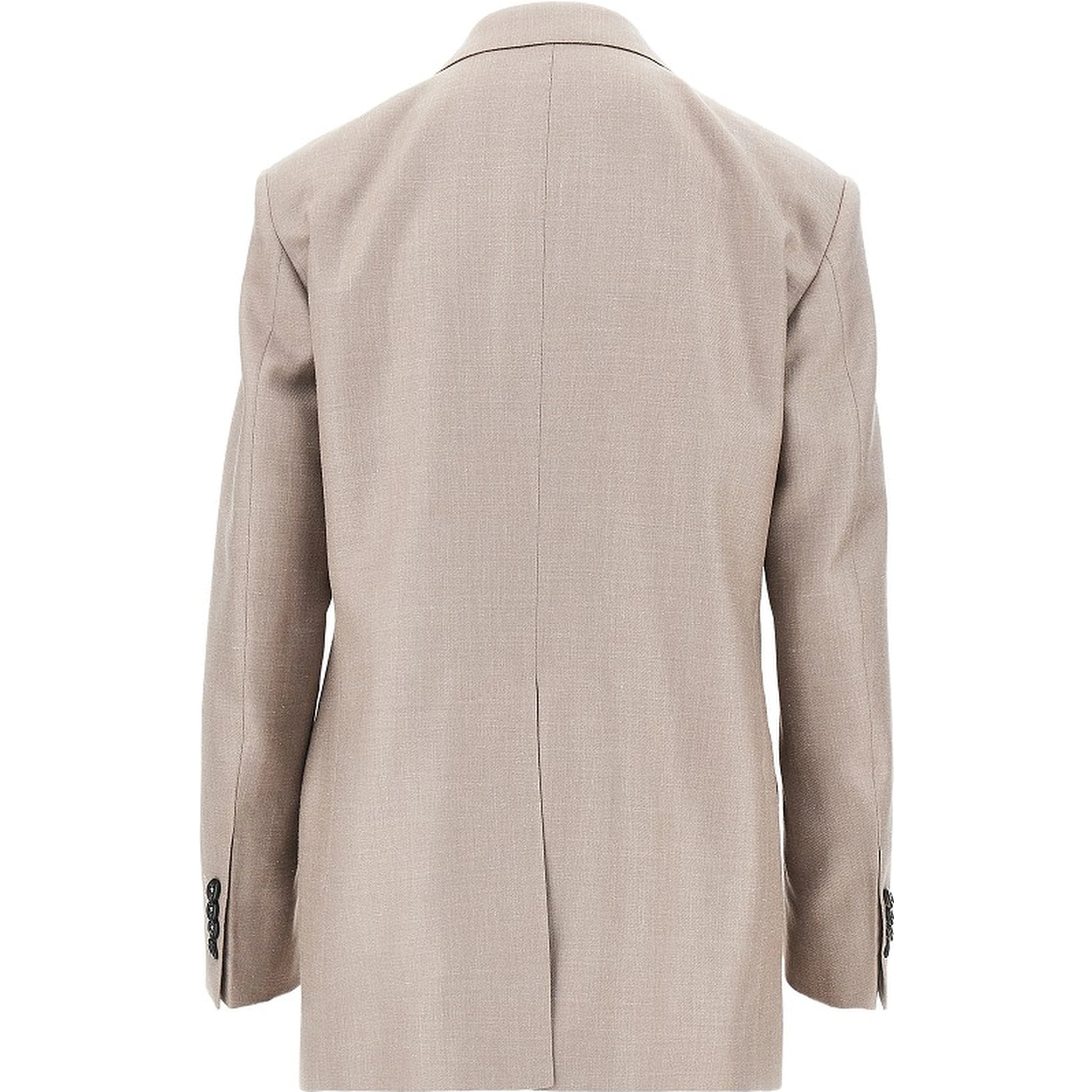Double-breasted twill jacket