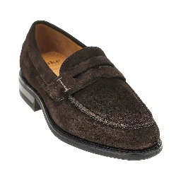 '356' suede leather penny loafers