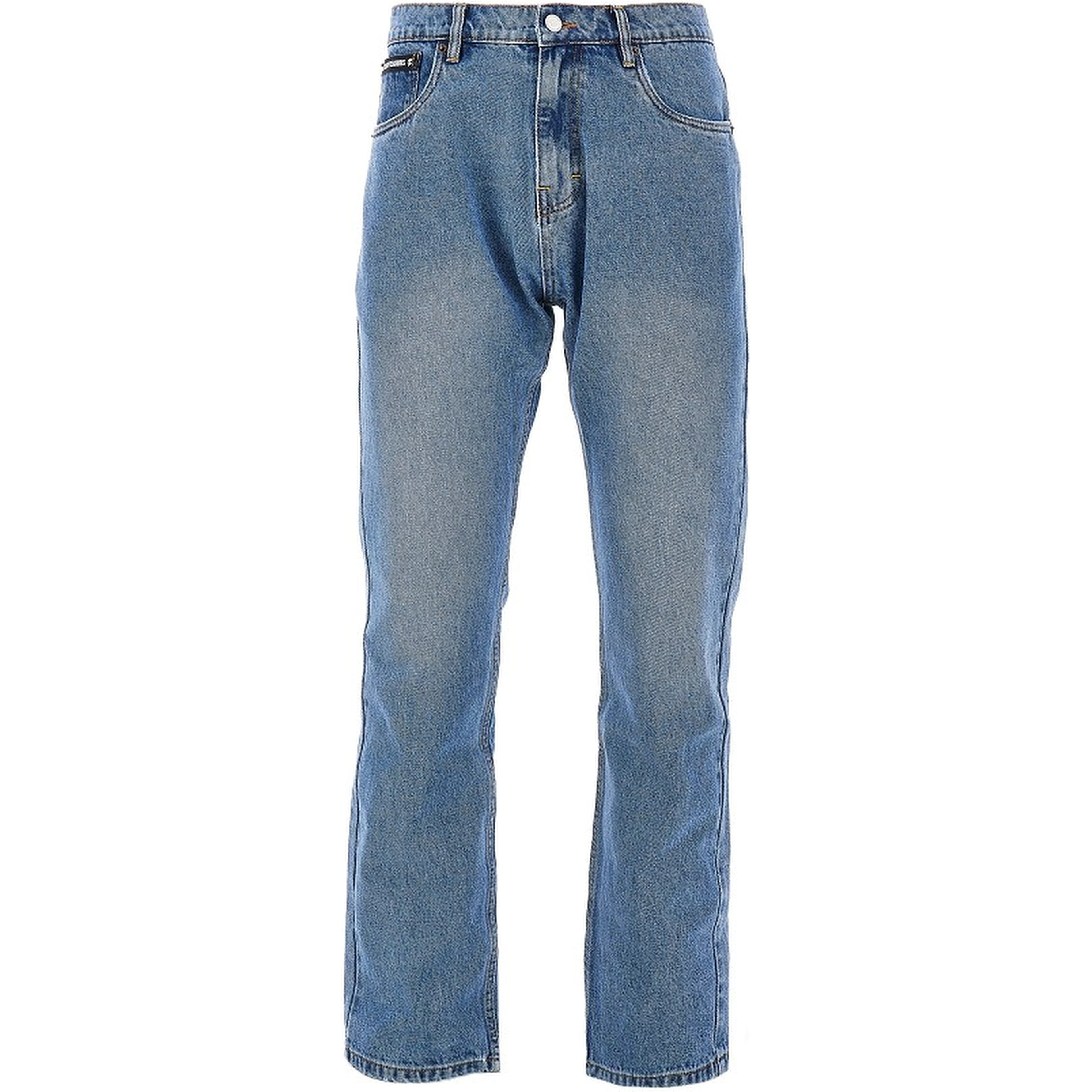 'Rotten' jeans with Skull embroidery