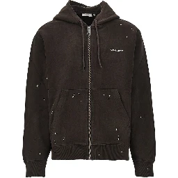'Painter' full-zip hoodie