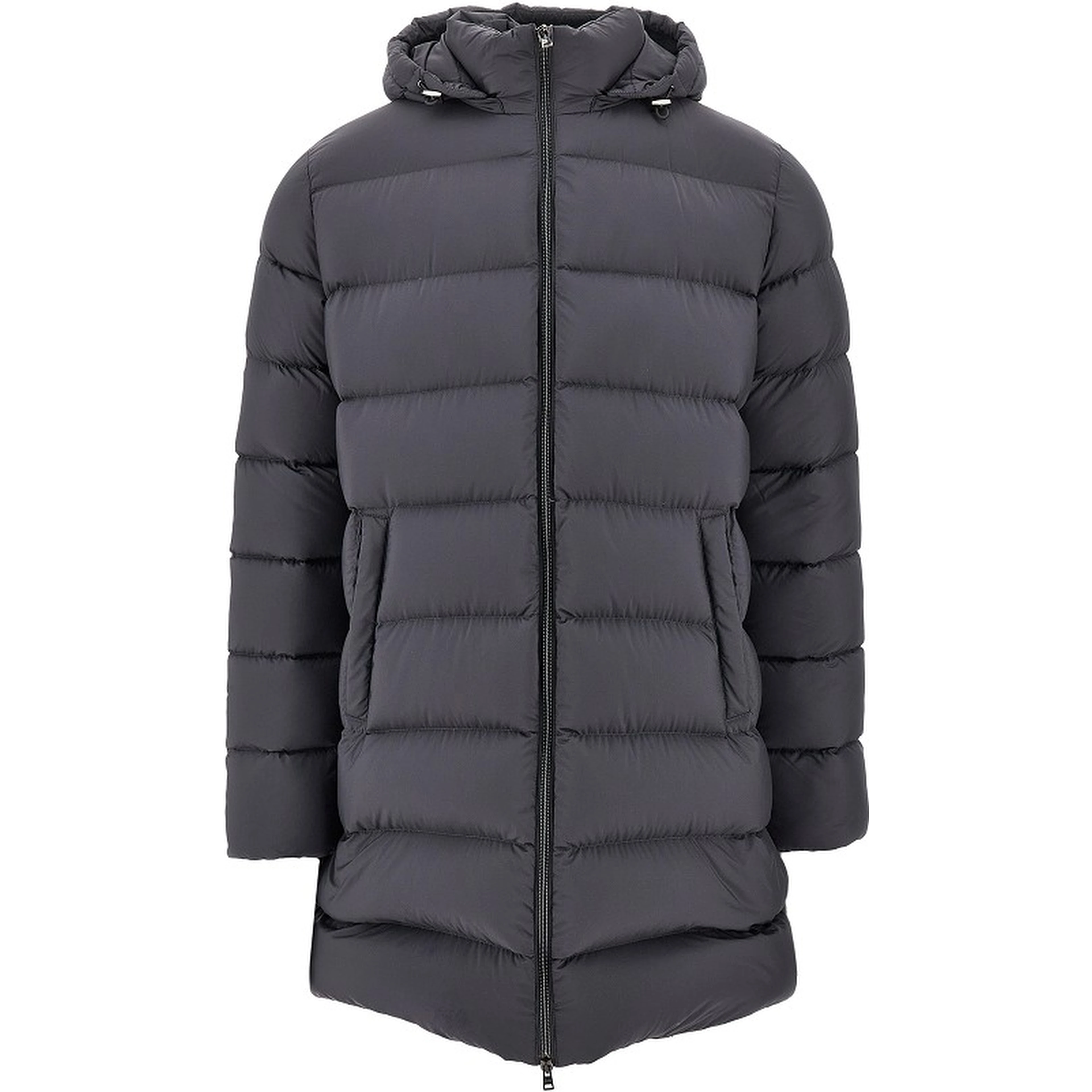 Nylon microfiber goose down parka coat