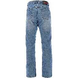 'Rotten' jeans with Skull embroidery