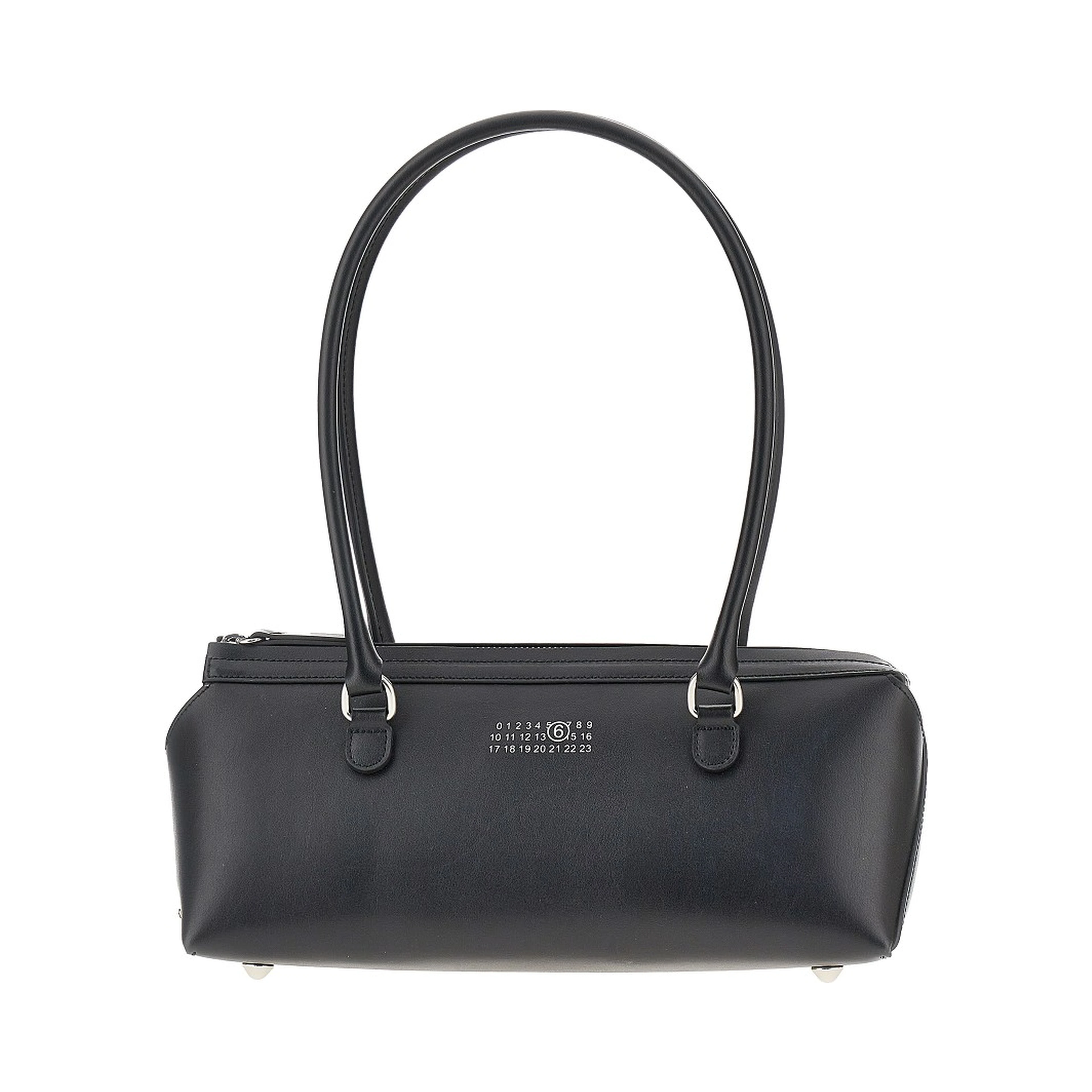 Leather small 'Bauletto' shoulder bag