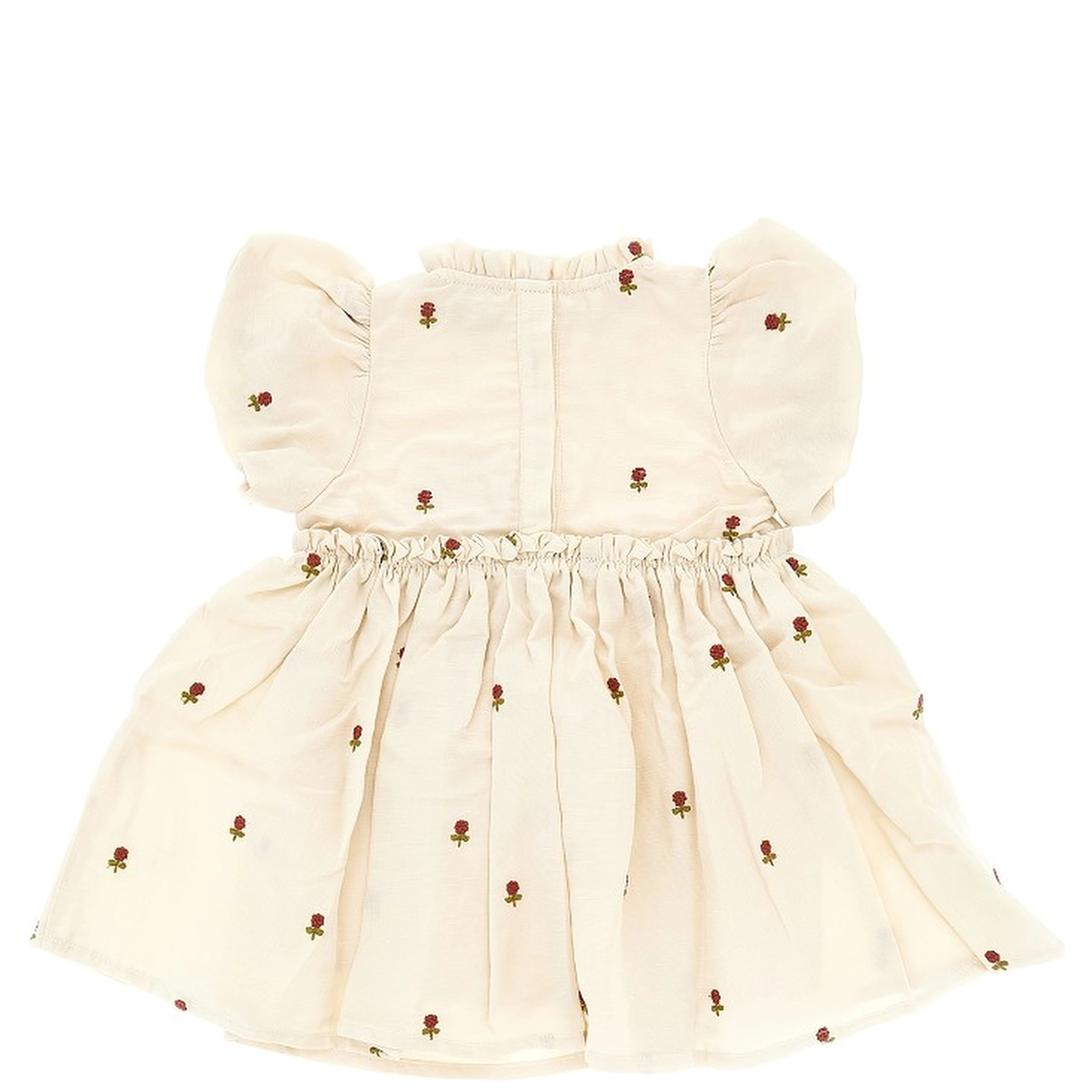 'Camilla' roses embroidery mini dress