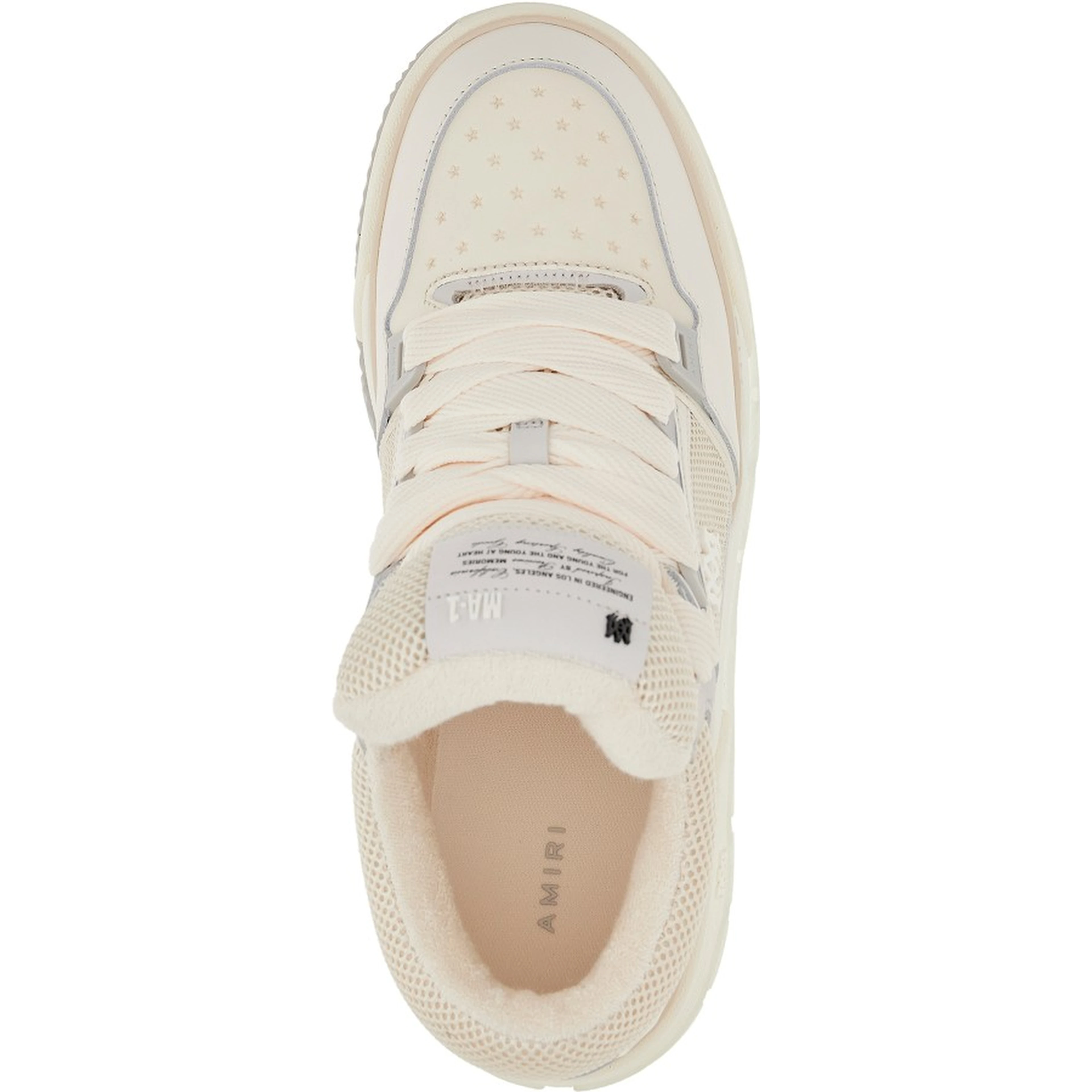 Leather and mesh MA-1 sneakers