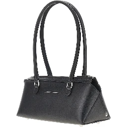 Leather small 'Bauletto' shoulder bag