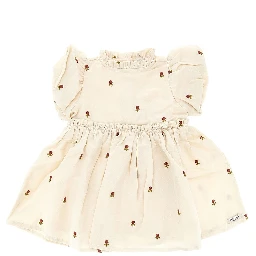'Camilla' roses embroidery mini dress