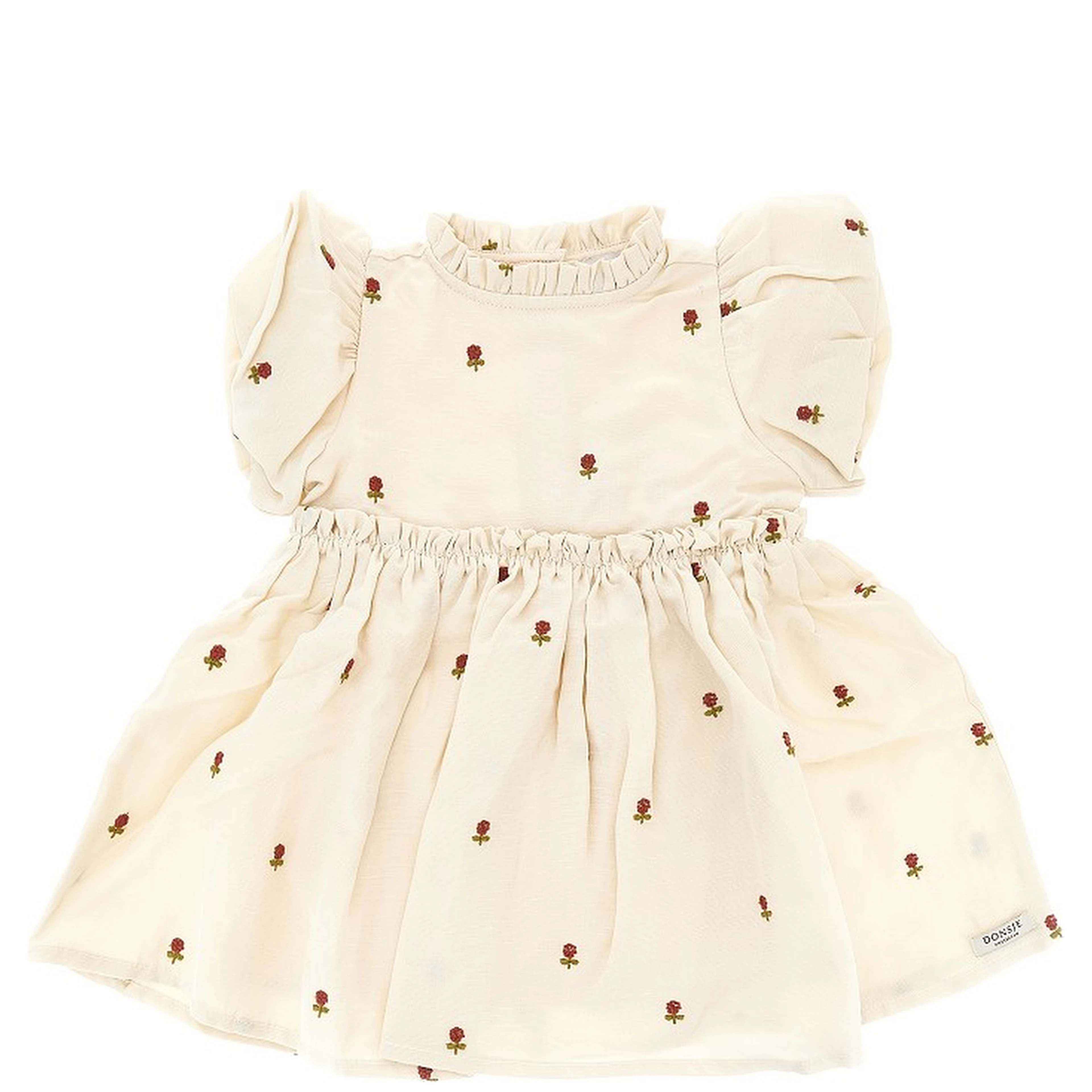 'Camilla' roses embroidery mini dress