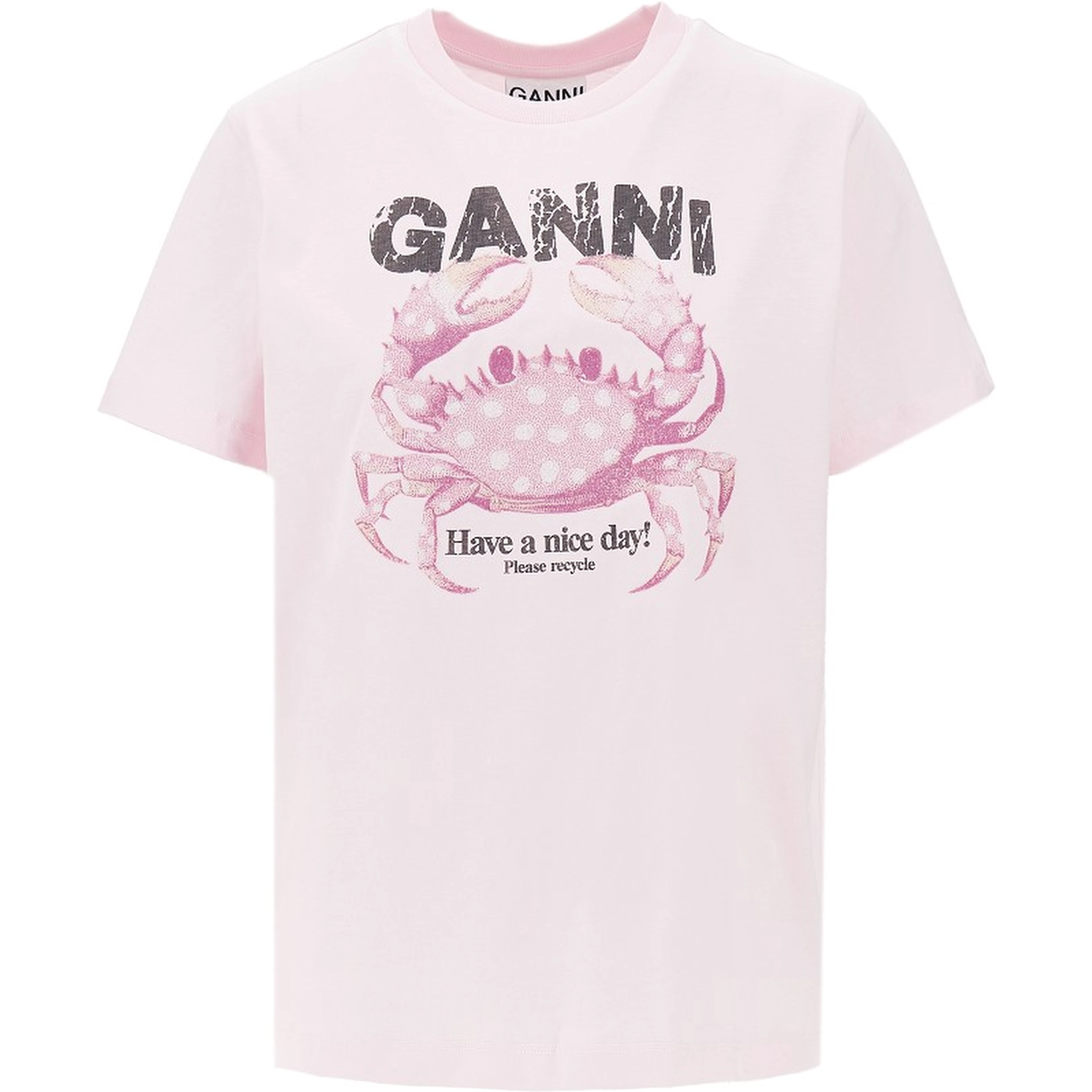Jersey T-shirt with 'Crab' print