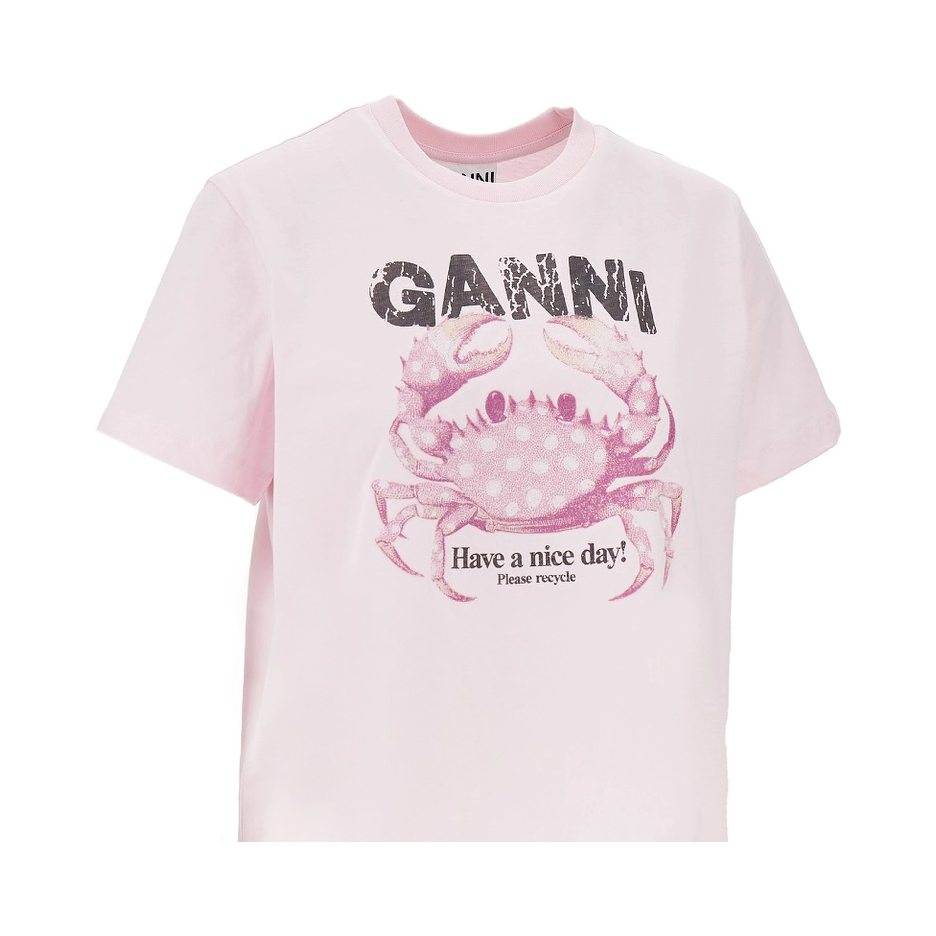 Jersey T-shirt with 'Crab' print
