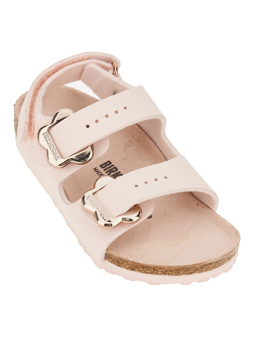 Milano Flower Buckle sandals