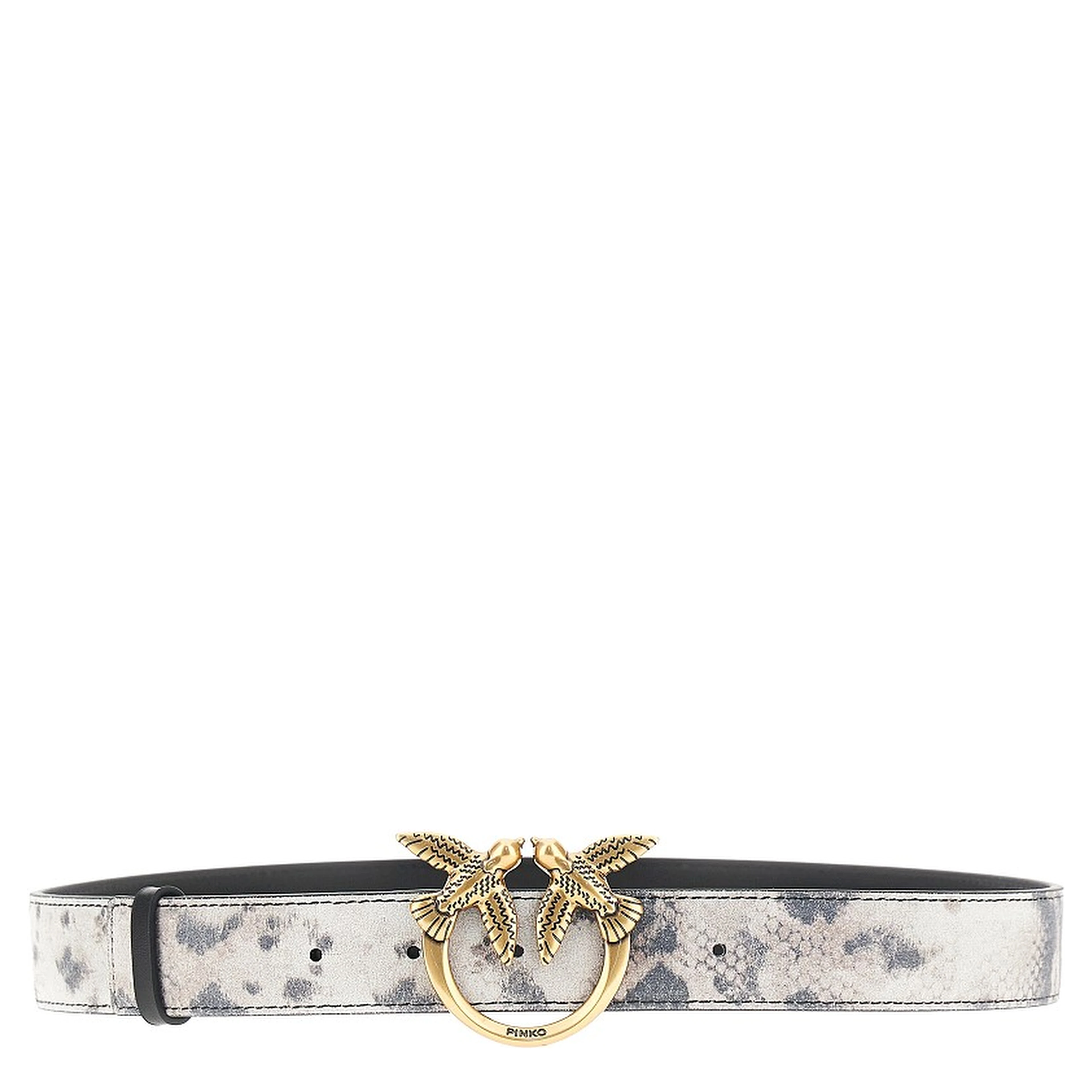 Love Birds leather belt