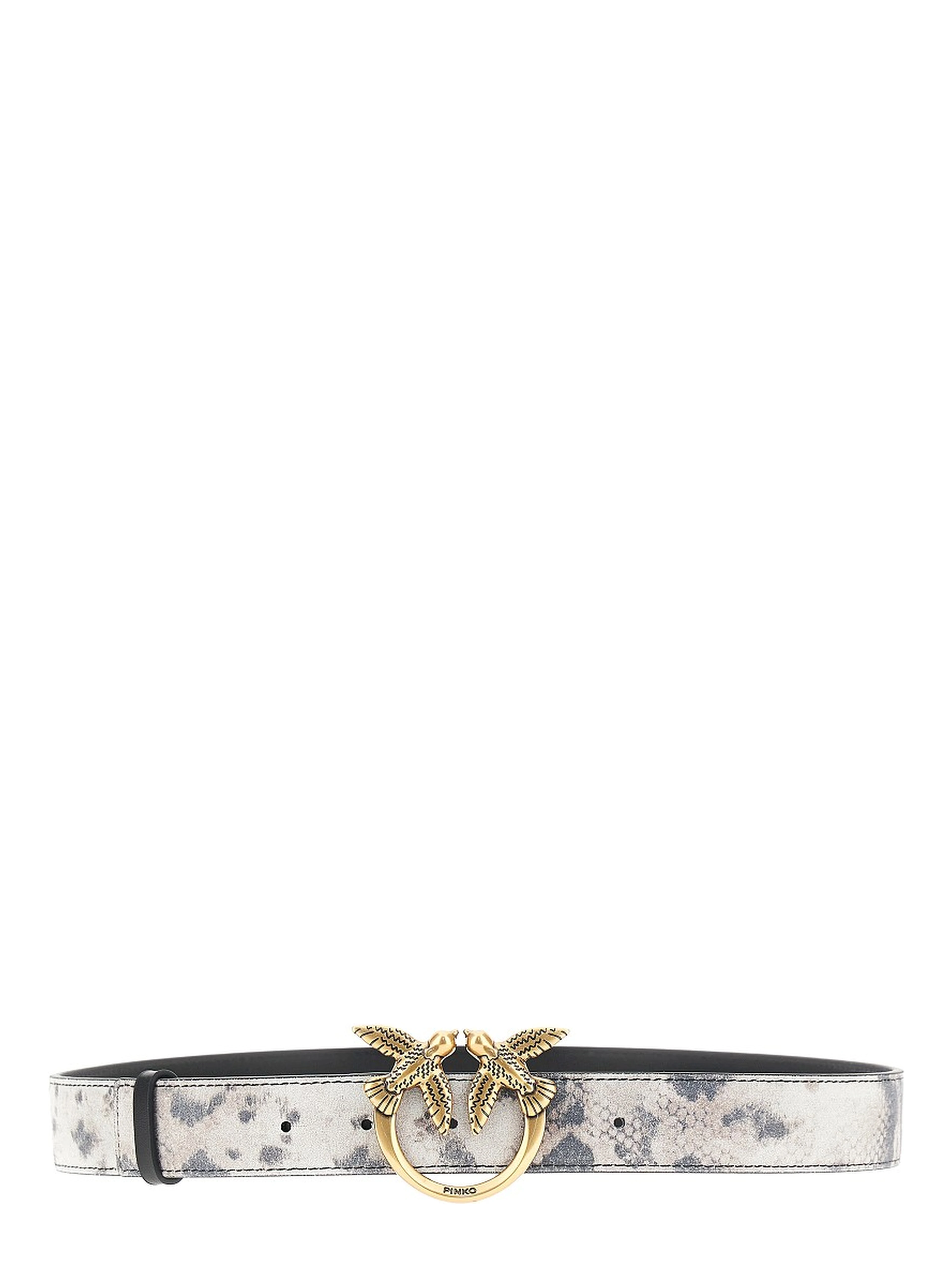 Love Birds leather belt