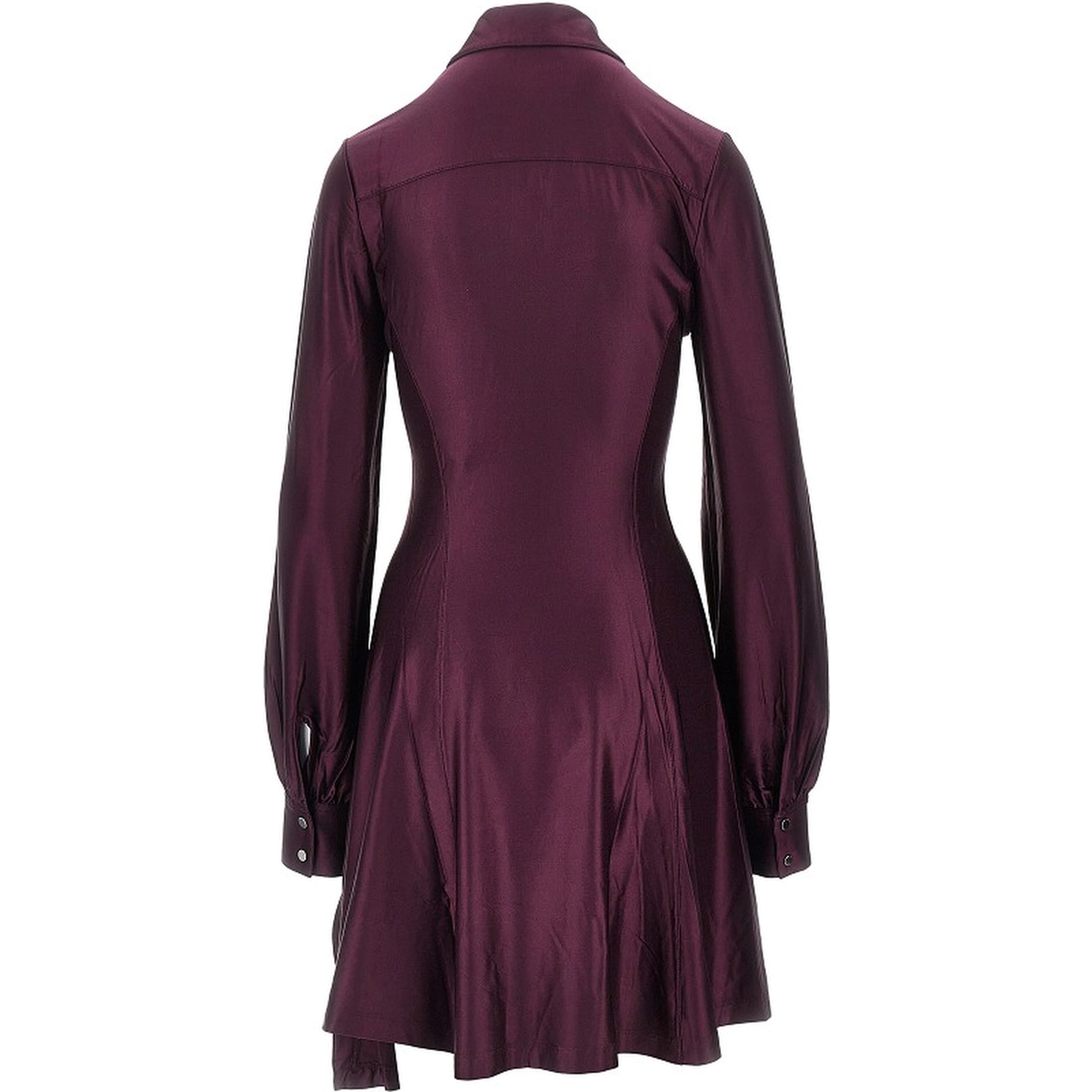 Draped jersey mini dress