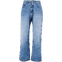 Circle Logo embroidery Relaxed Fit jeans