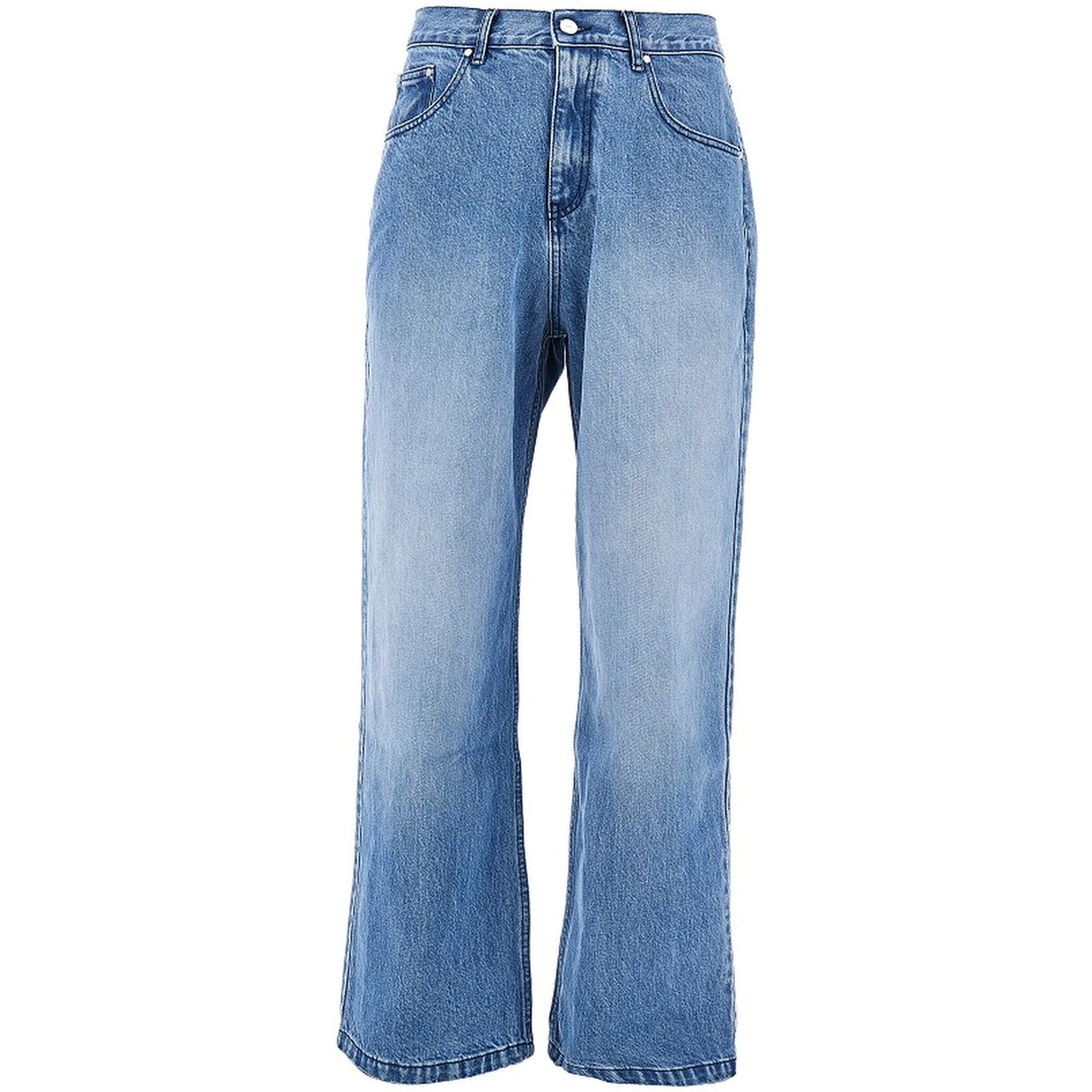 Circle Logo embroidery Relaxed Fit jeans