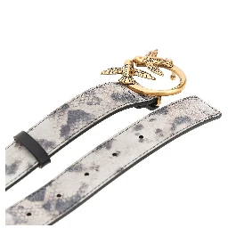 Love Birds leather belt