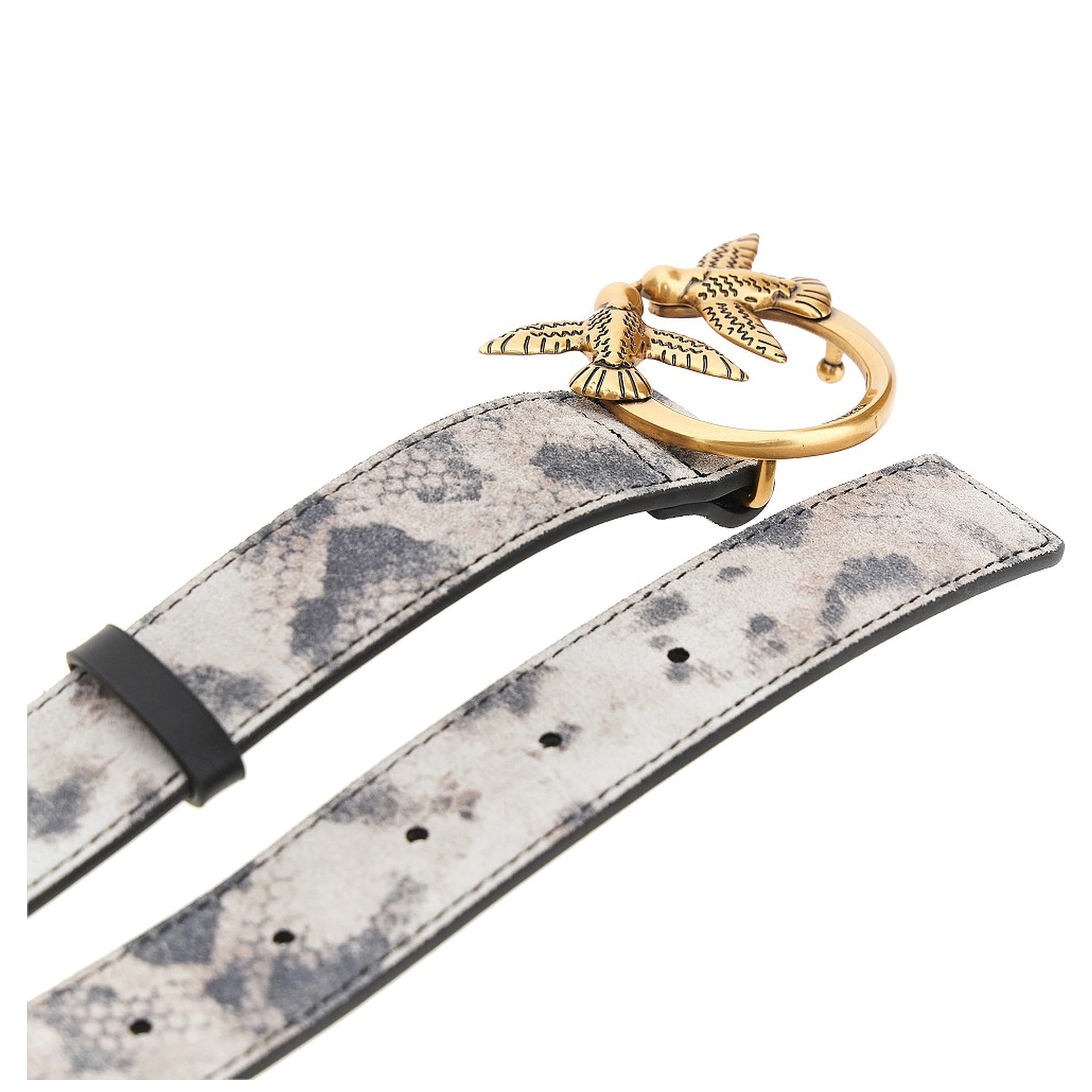 Love Birds leather belt