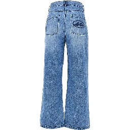 Circle Logo embroidery Relaxed Fit jeans