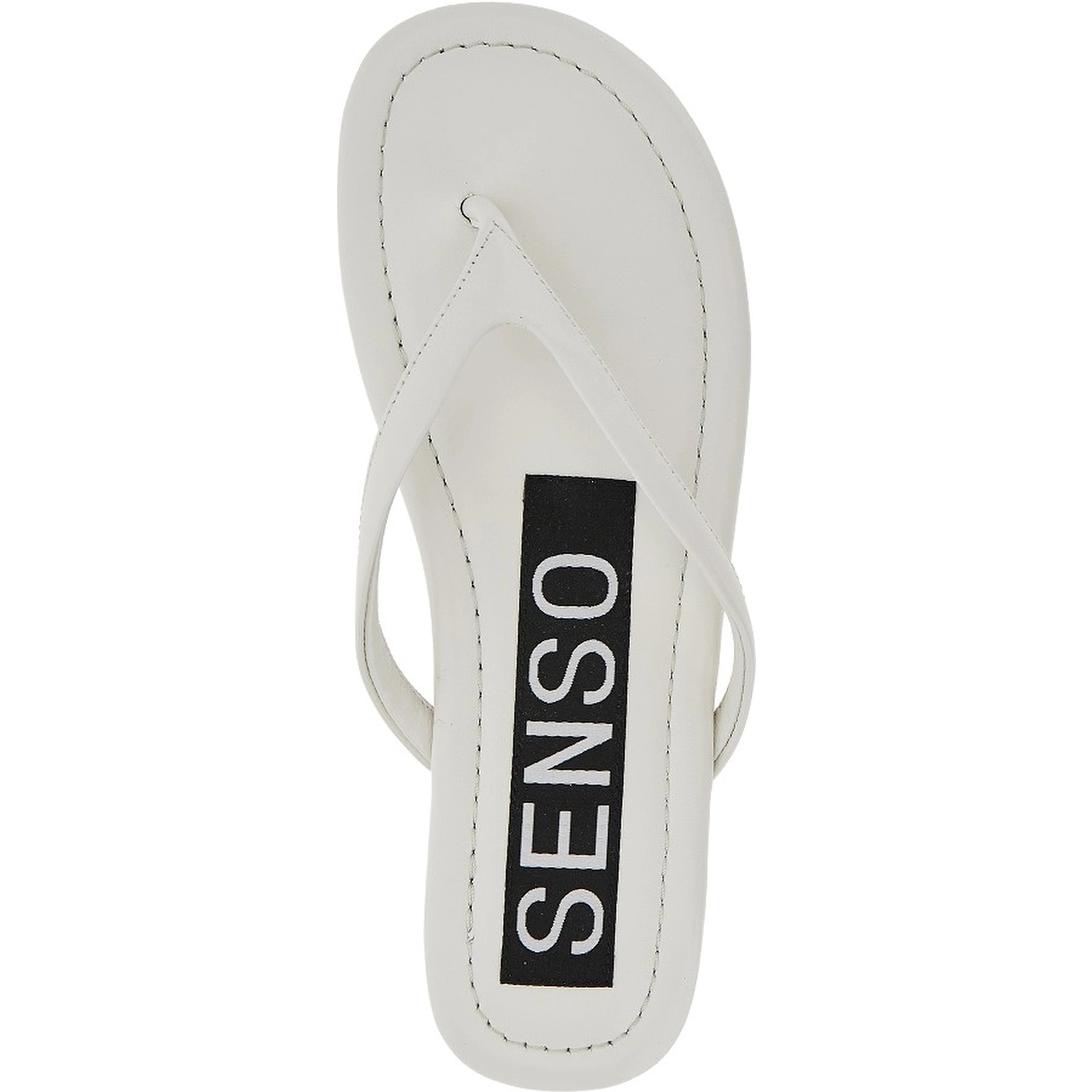 'Norah I' leather thong slides
